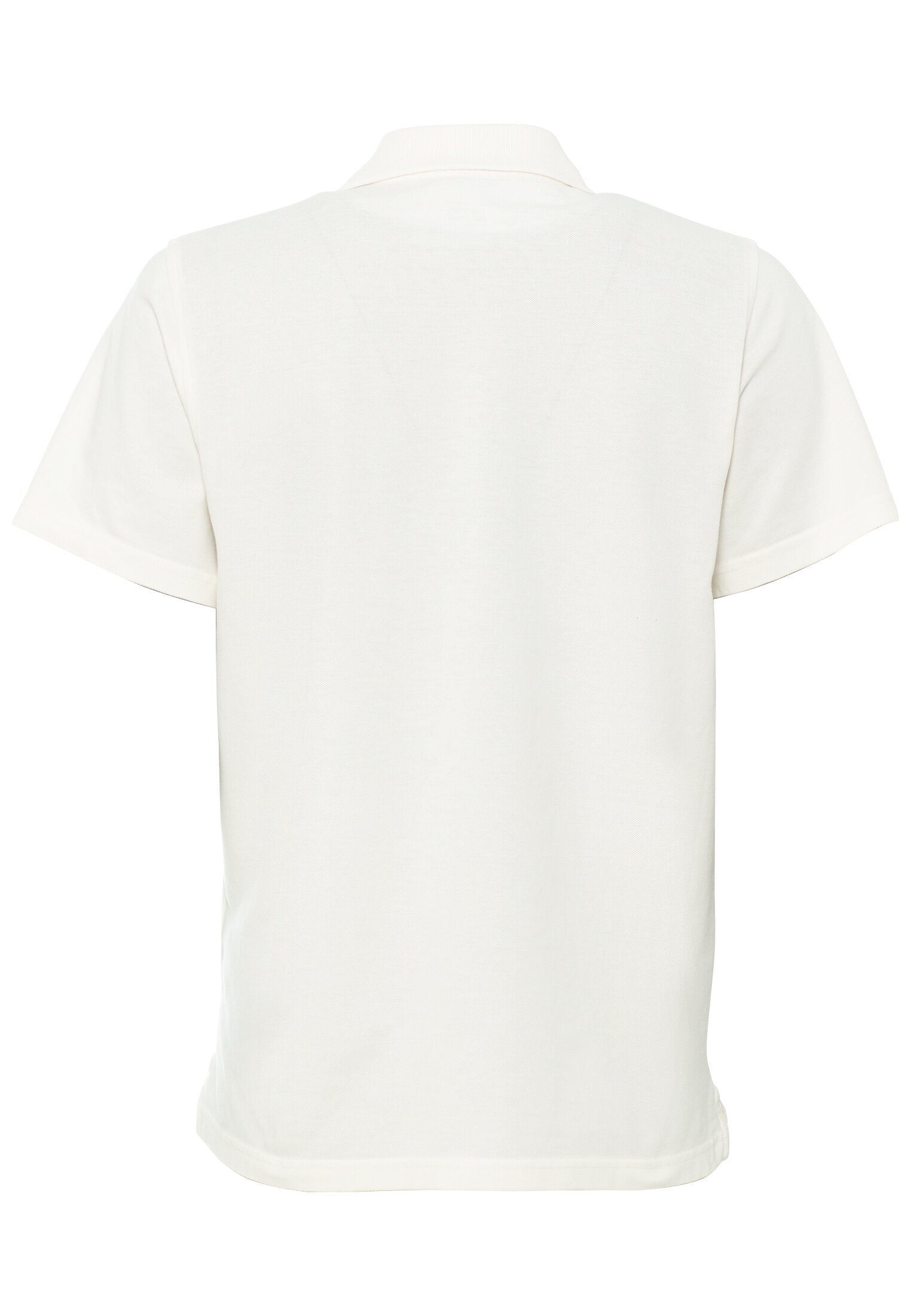 camel active Poloshirt aus Weiß Organic Cotton Shirts_Poloshirt