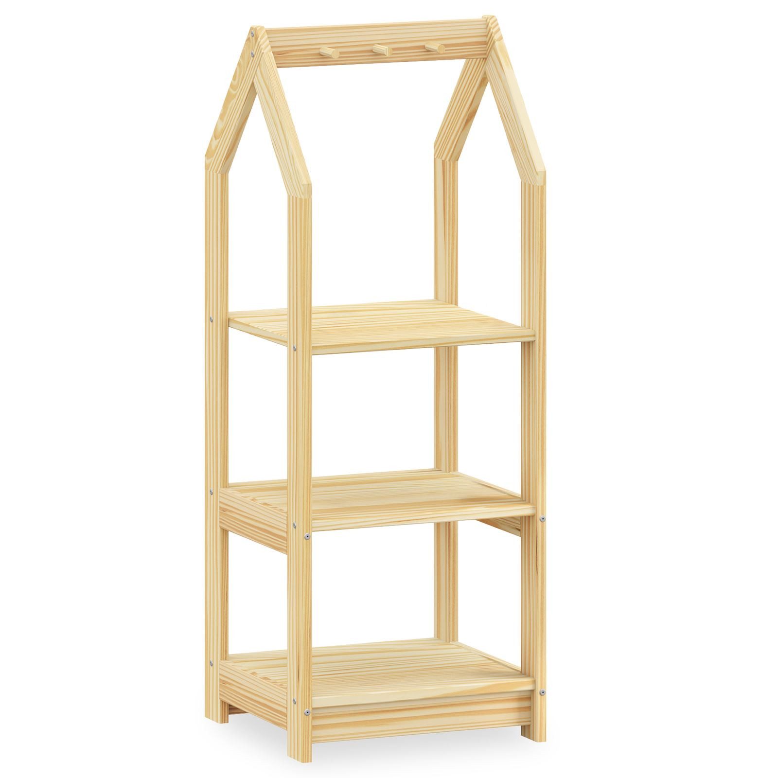IDIMEX Kinderkleiderschrank SALLY Kinder Regal Hausform günstig online kaufen