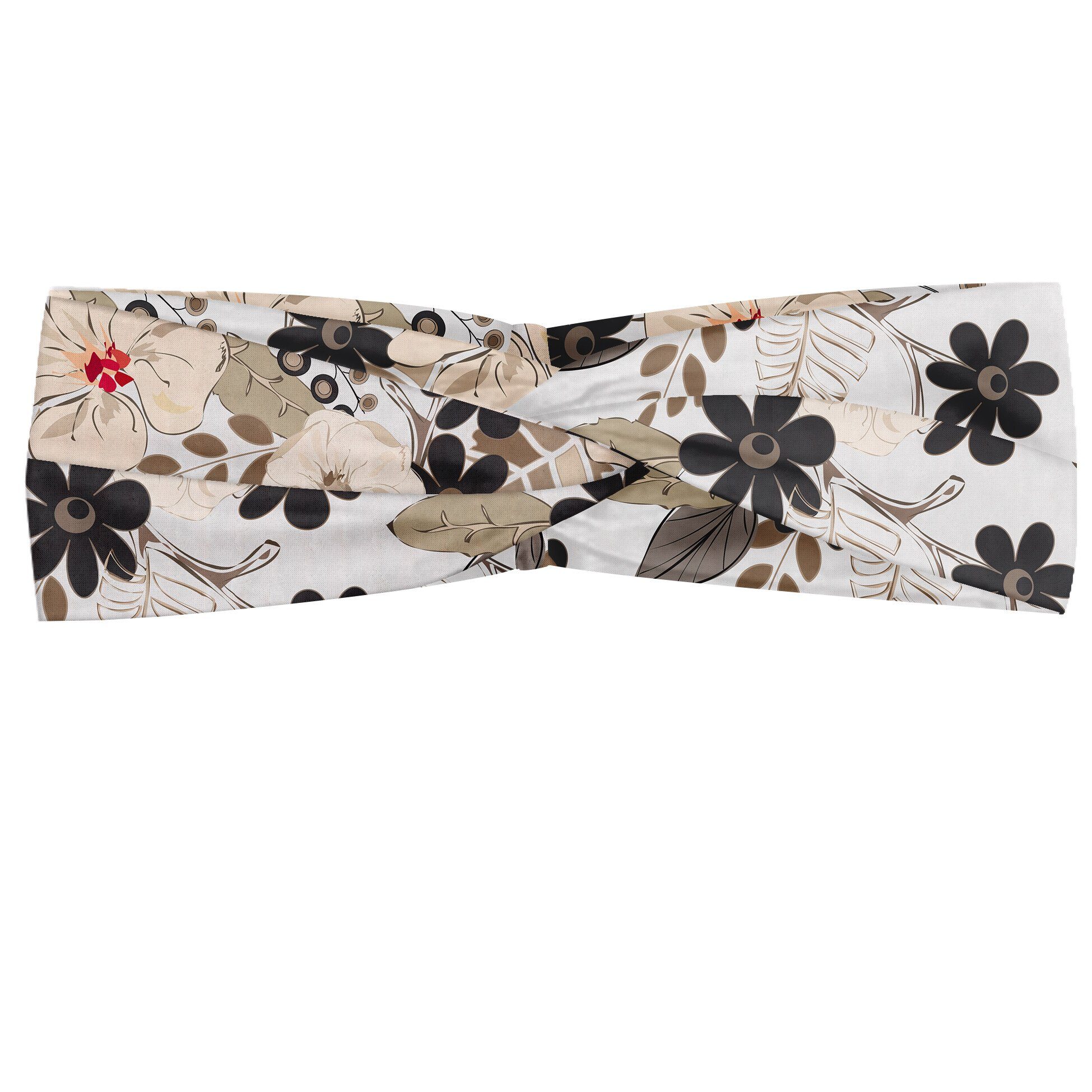 Abakuhaus Stirnband Elastisch und Angenehme alltags accessories Blumen Exotische tropische Blütenblätter