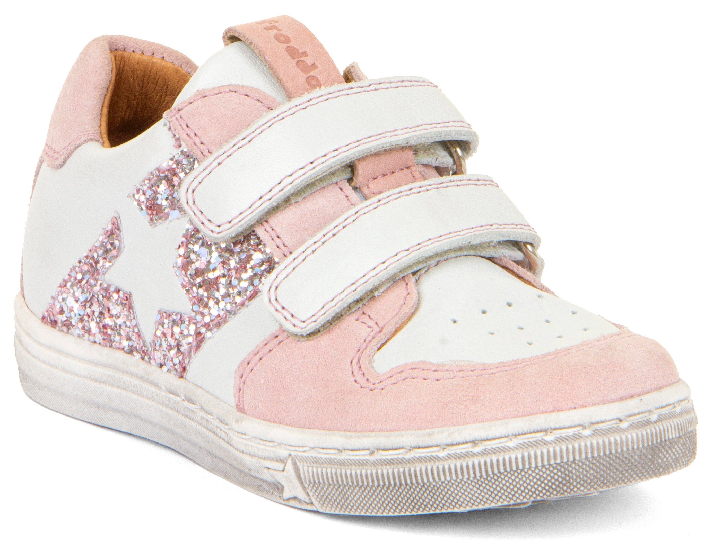 froddo® Dolby Sneaker mit Stern und Glitter, Freizeitschuh, Halbschuh, Schnürschuh