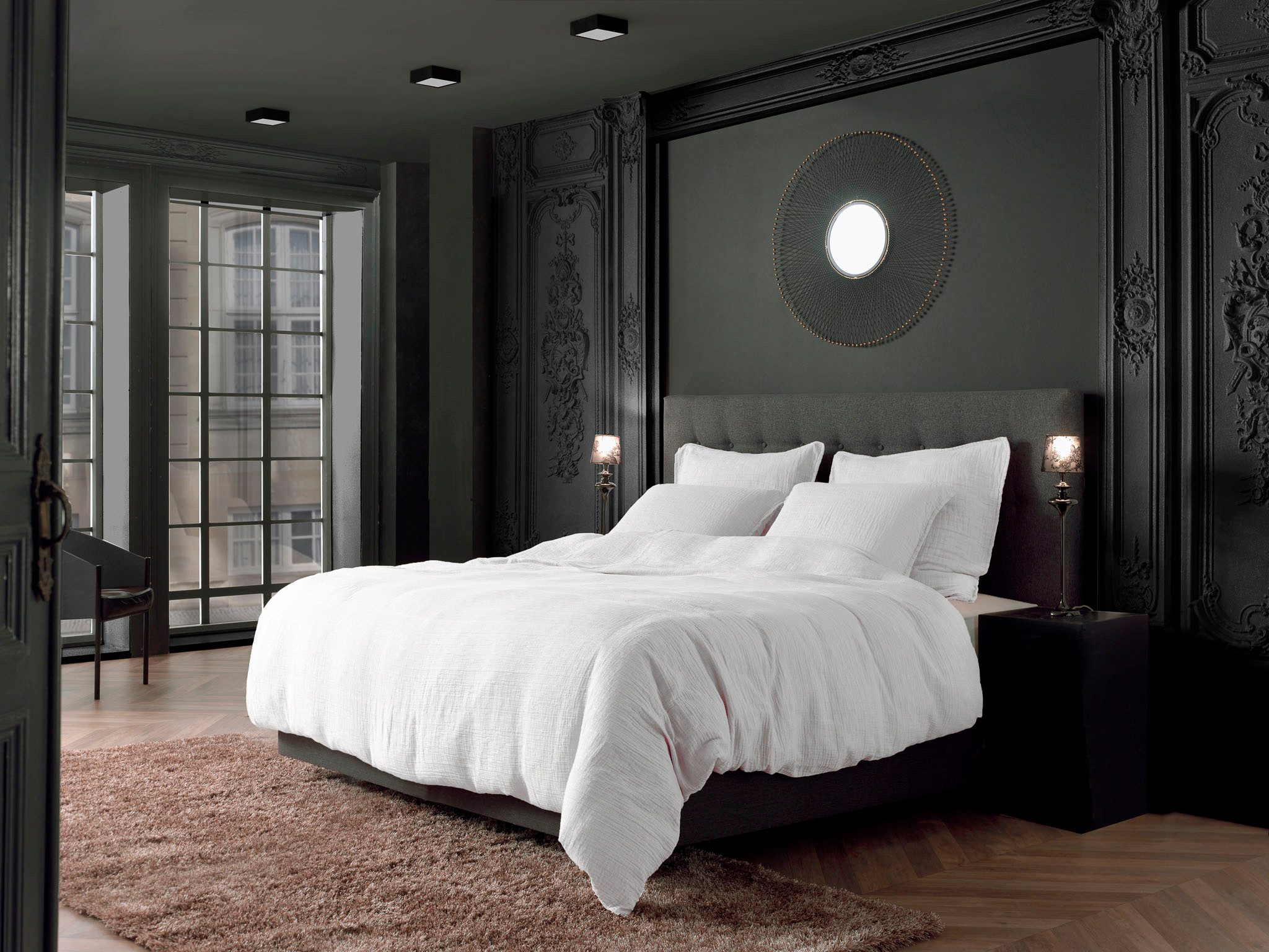 YELLOW Bettwäsche Garza, Renforcé, 2 teilig, Uni Design, 100% Baumwolle ab 135x200 cm.