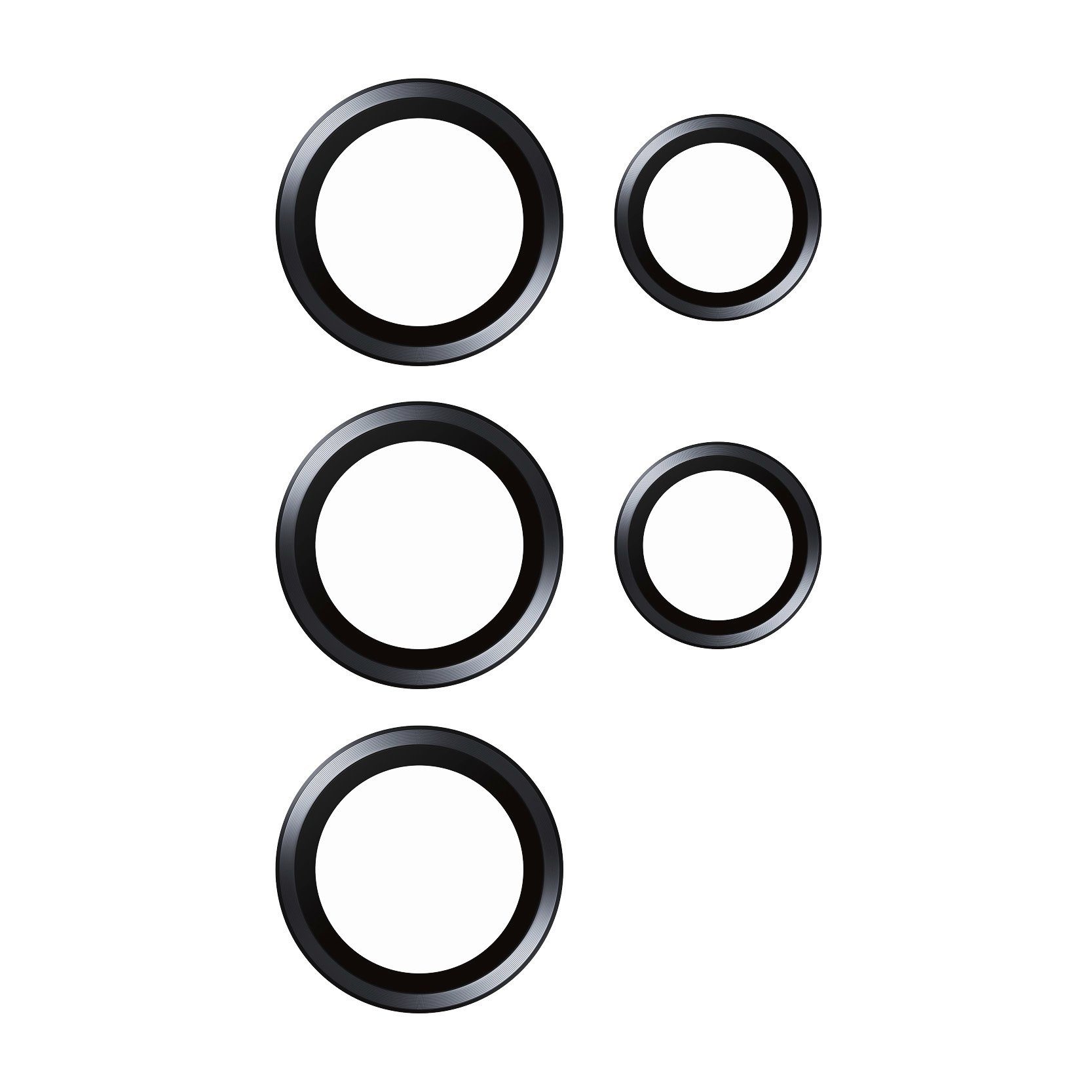 PanzerGlass Kameraschutzglas Hoops Camera Lens Protector für Samsung Galaxy S24 Ultra, Lens Cover, stoßfest, kratzbeständig