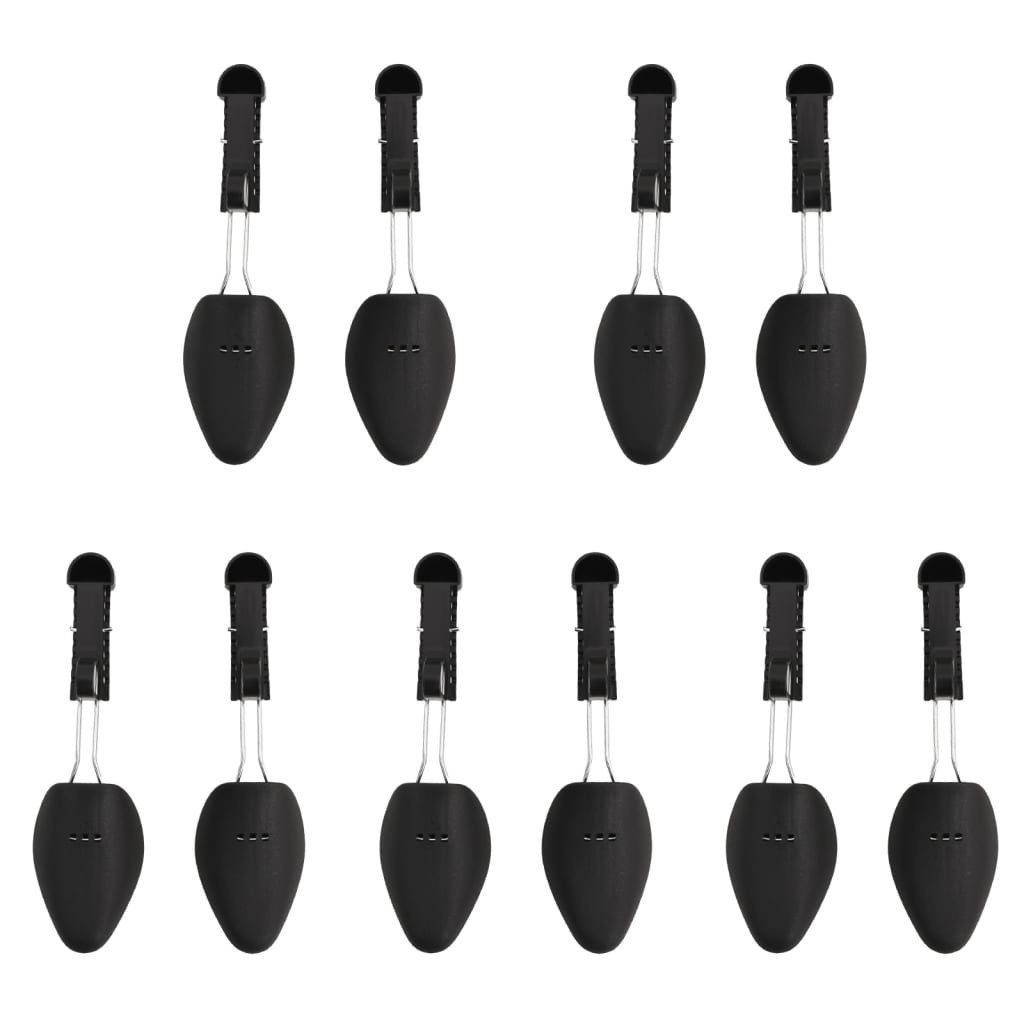 Schuhspanner Schuhspanner 5 Paar Schwarz EU 38-45 Kunststoff