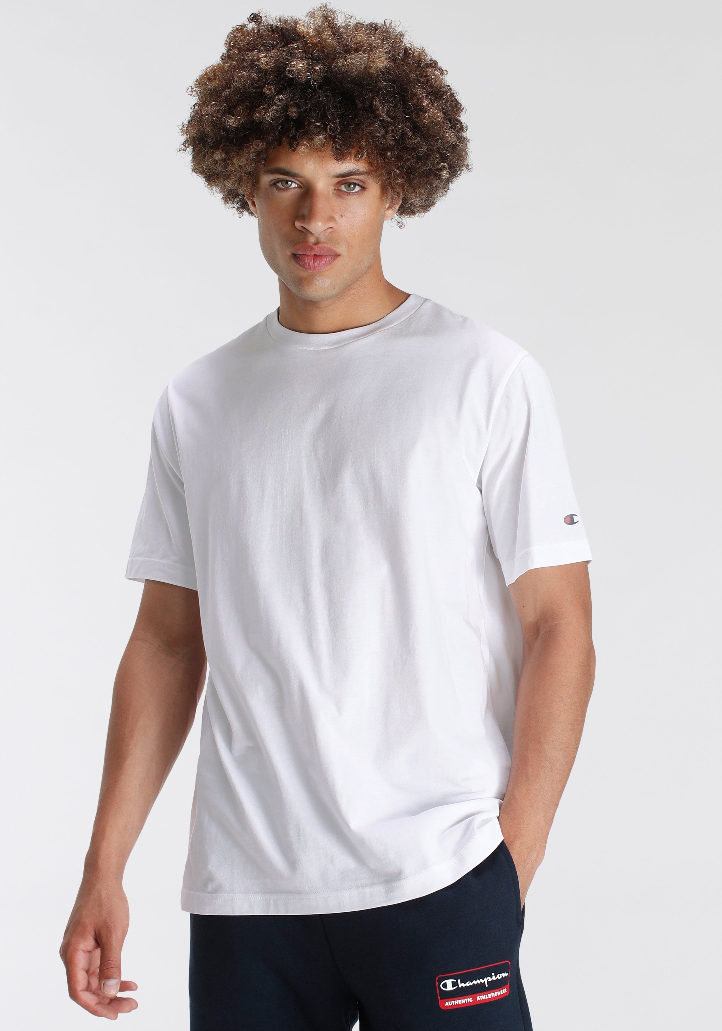 Champion T-Shirt (Packung, 2-tlg) Basic Shirt, Doppelpack günstig online kaufen