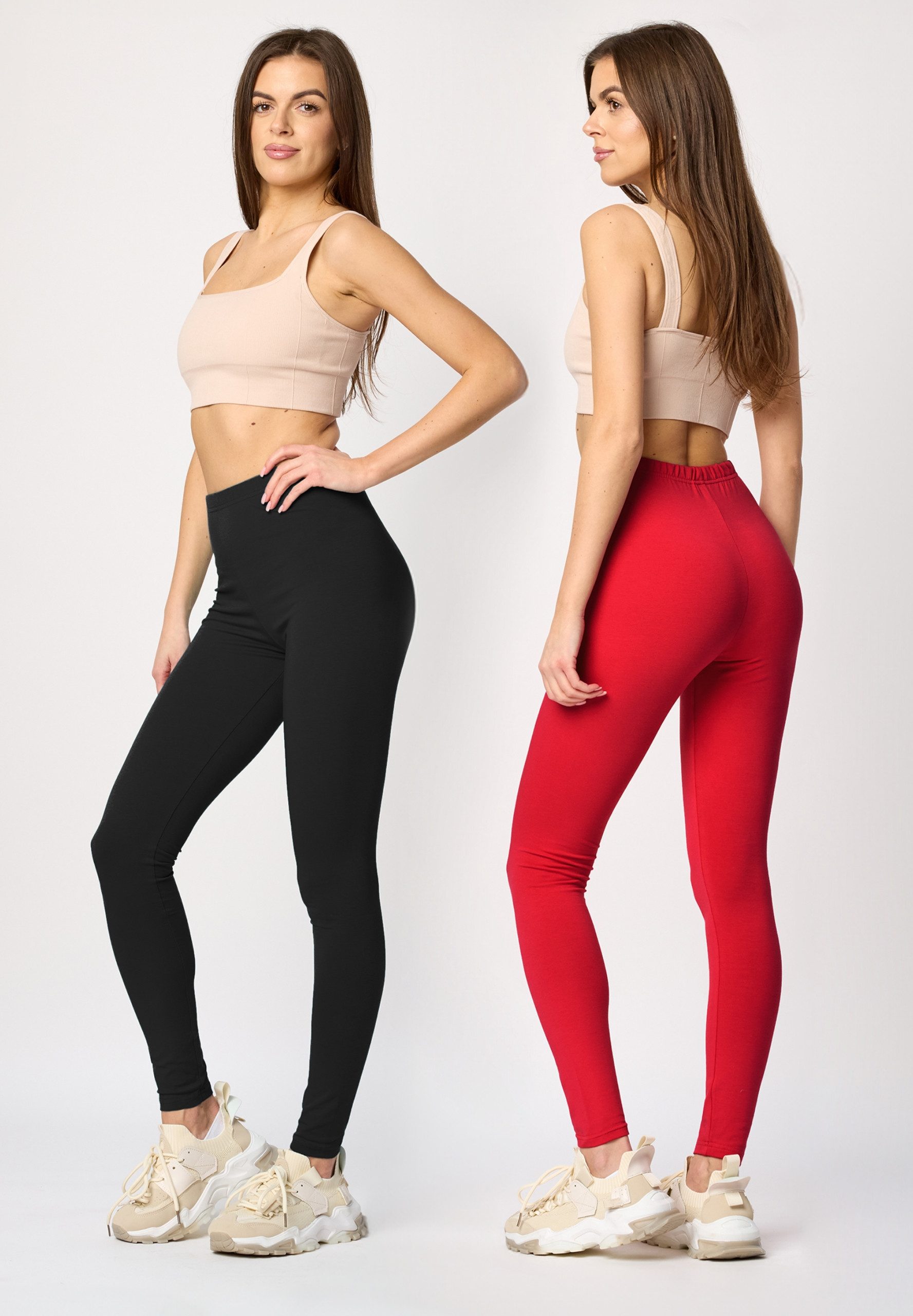 Merry Style Leggings 2er Pack Damen Hose aus Baumwolle MS10-198 (1-tlg) günstig online kaufen