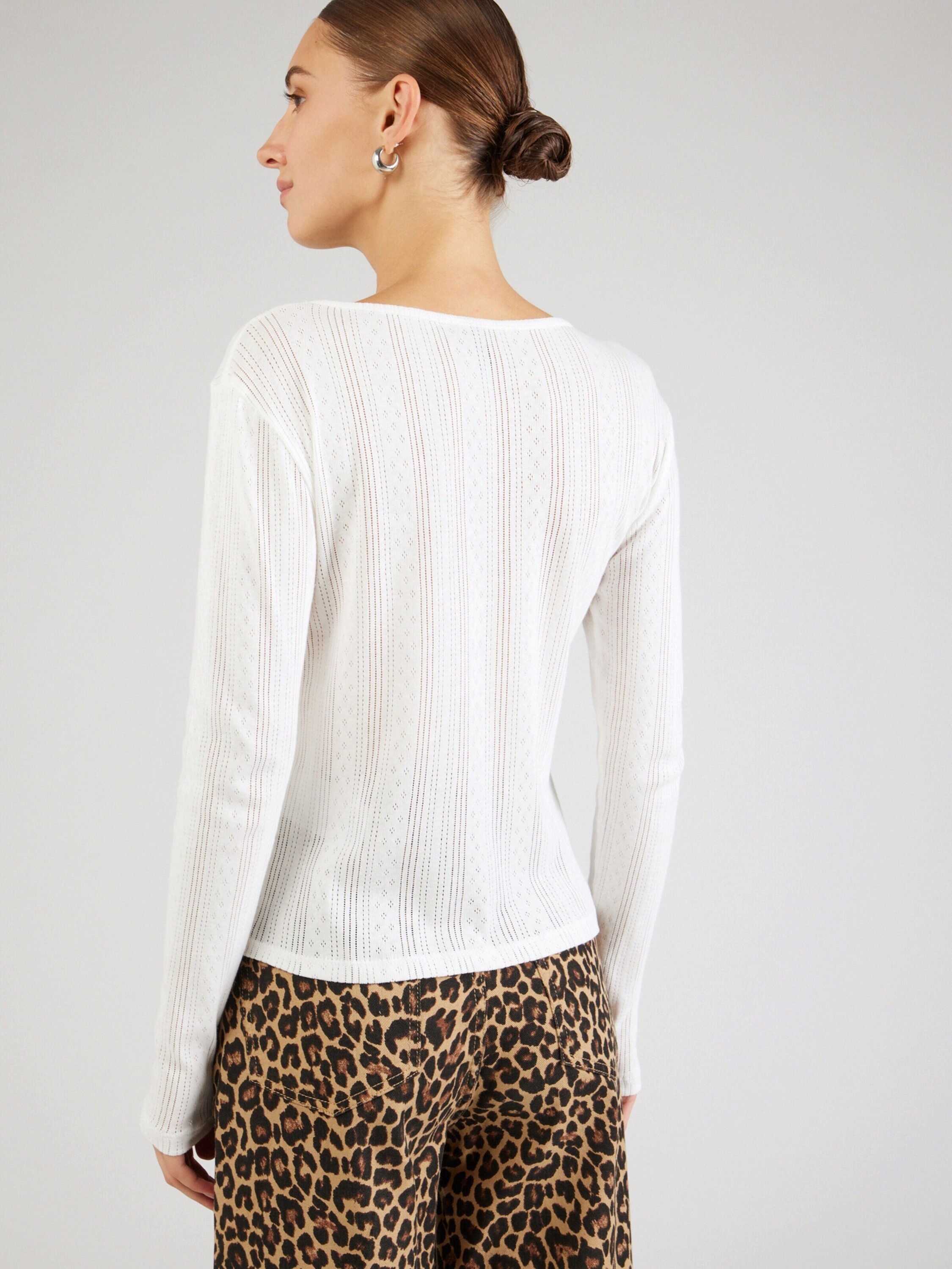 Vero Moda Langarmshirt VMLisa (1-tlg) Lochmuster günstig online kaufen