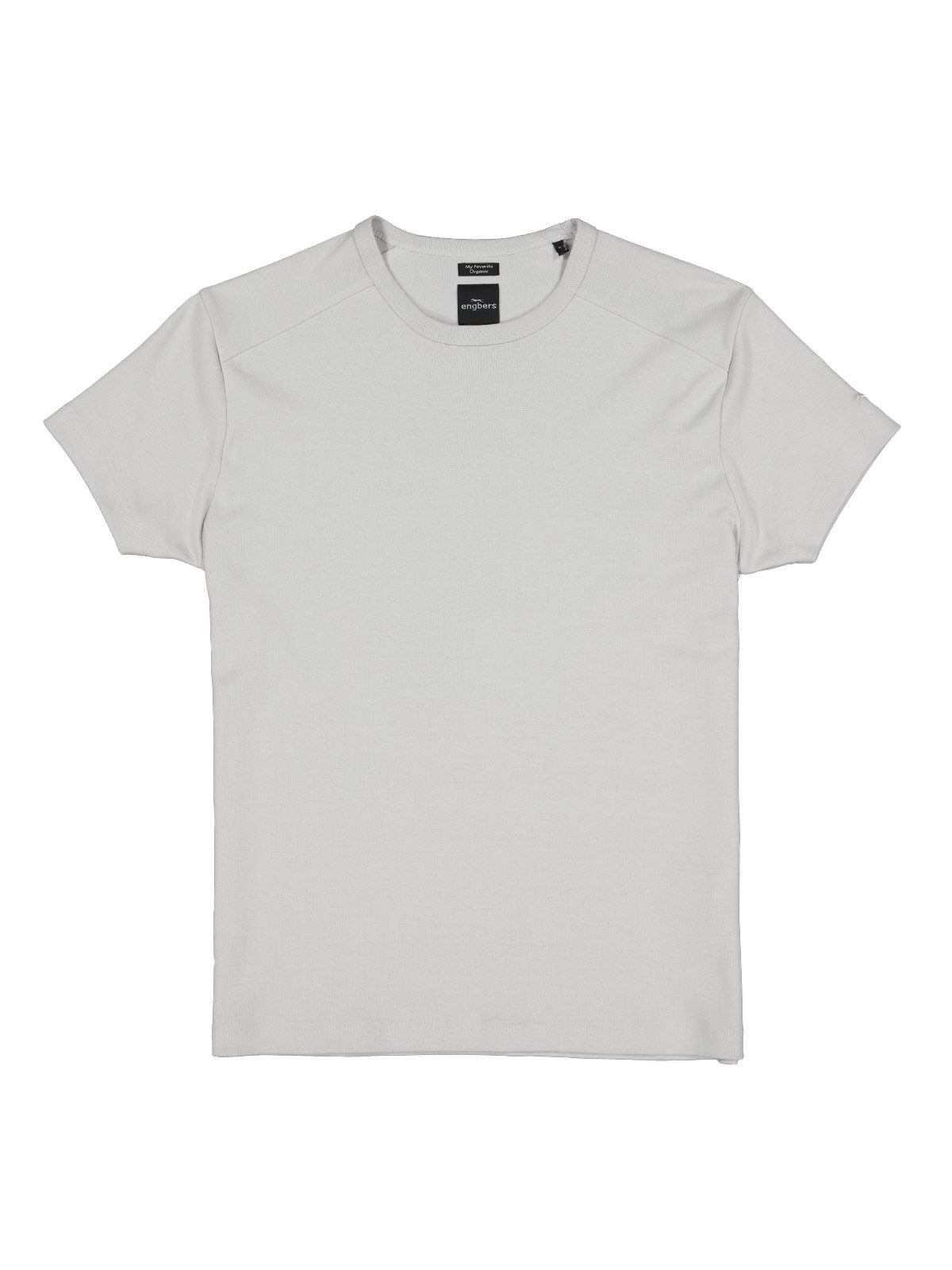 T-Shirt Herren Basic-Shirt My Favorite organic, Silbergrau