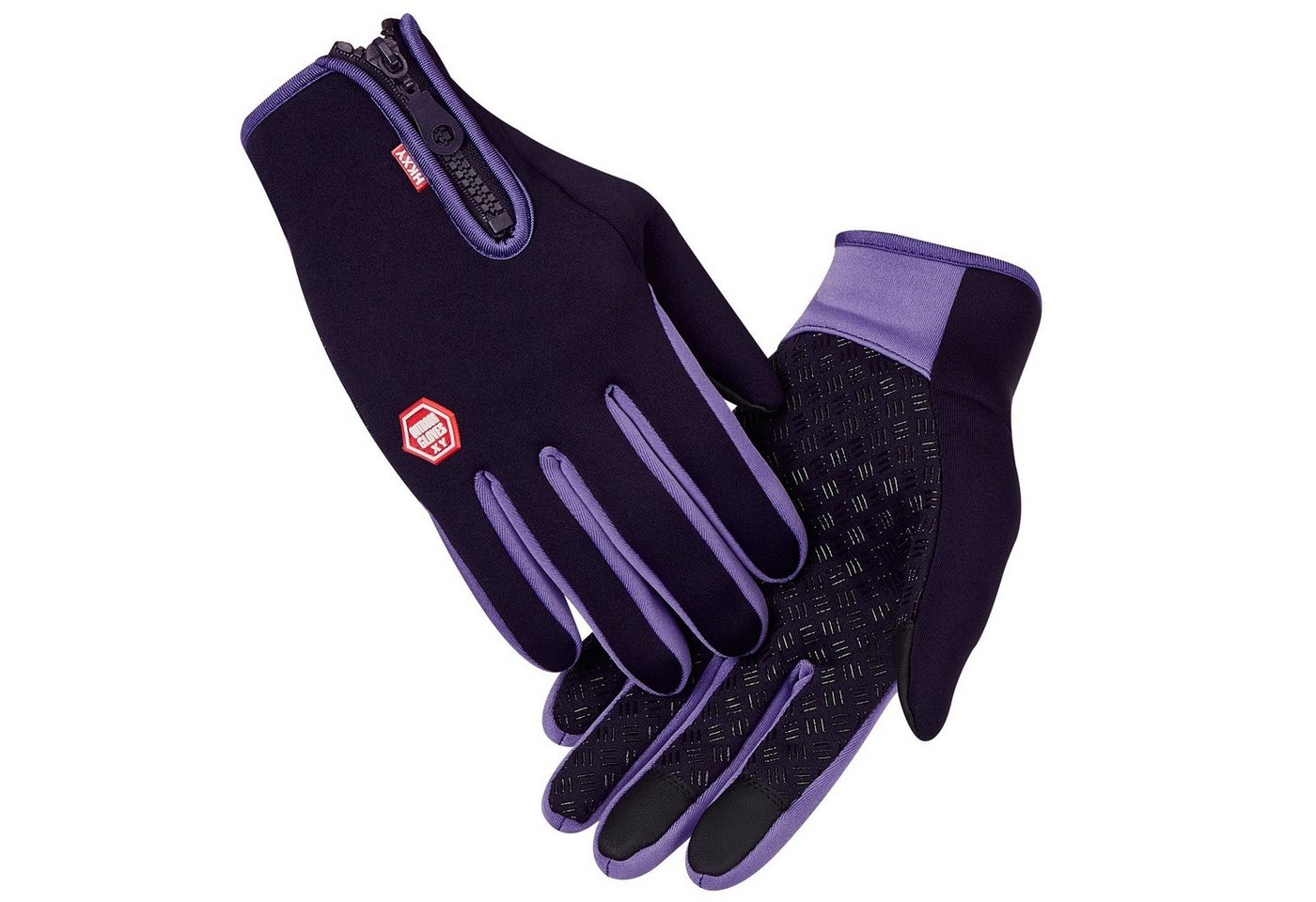 Sunicol Fleecehandschuhe Herren Damen Winter Outdoor Thermo Warm Touchscreen Handschuhe (1 Paar Touchscreen Handschuhe) rutschfestem Design