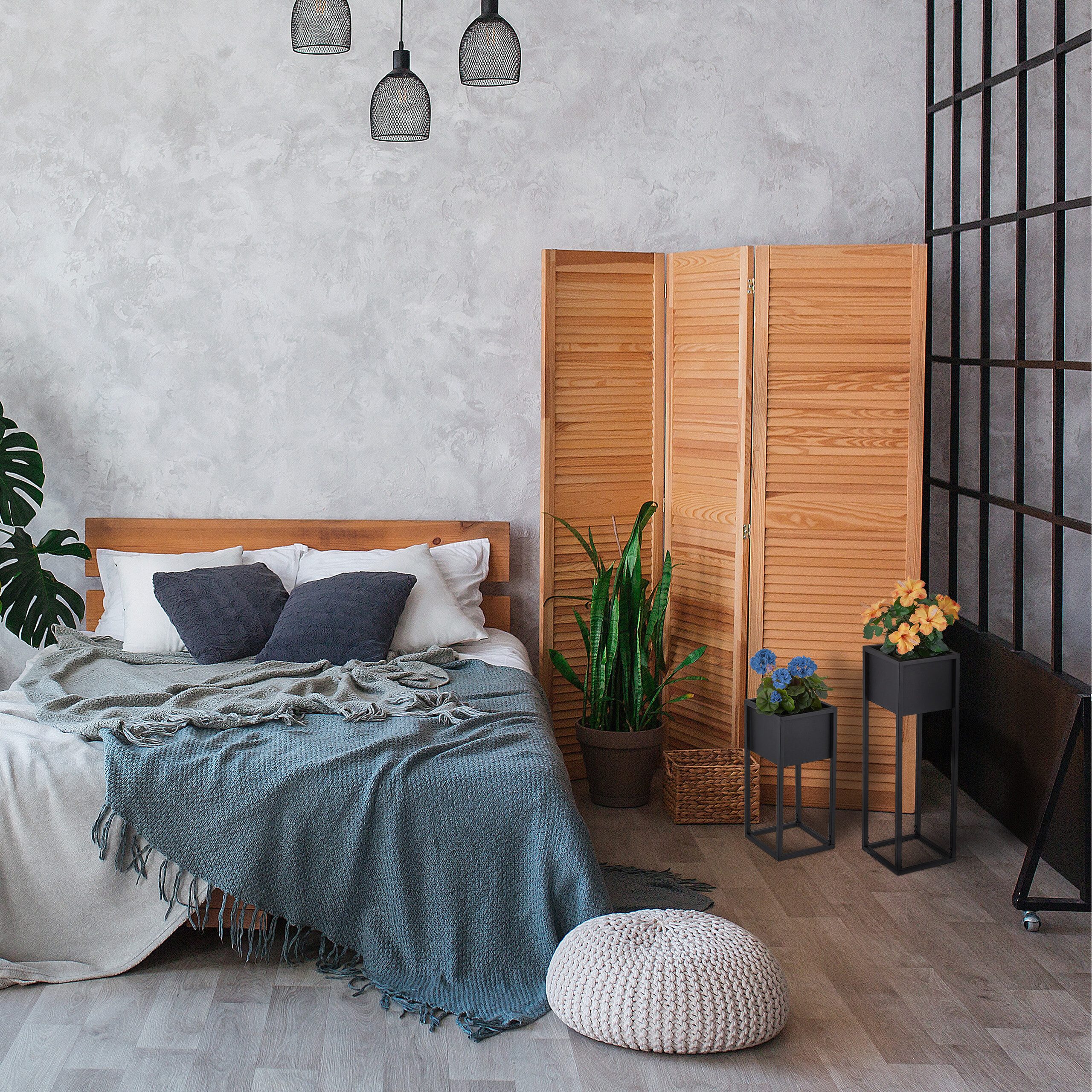 relaxdays Blumenständer Metall Blumenständer 2er Set günstig online kaufen