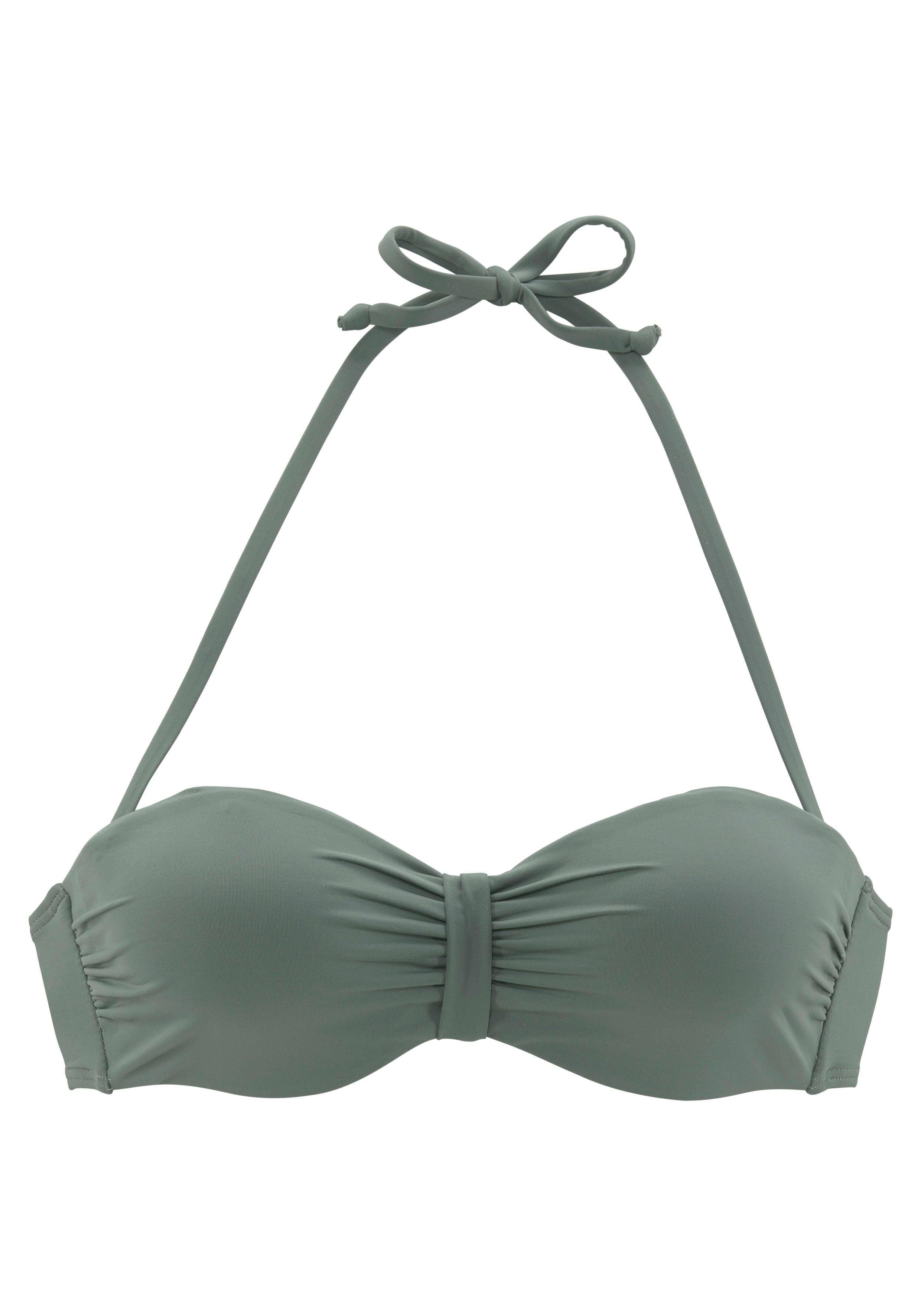 Bench. Bügel-Bandeau-Bikini-Top, im Uni-Style günstig online kaufen