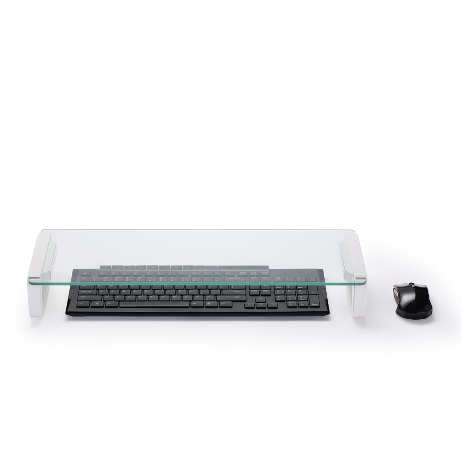 Gartengerätehalter Monitorständer MacBook, für SLABO Monitor, iMac, Plexiglas Notebook Aluminium