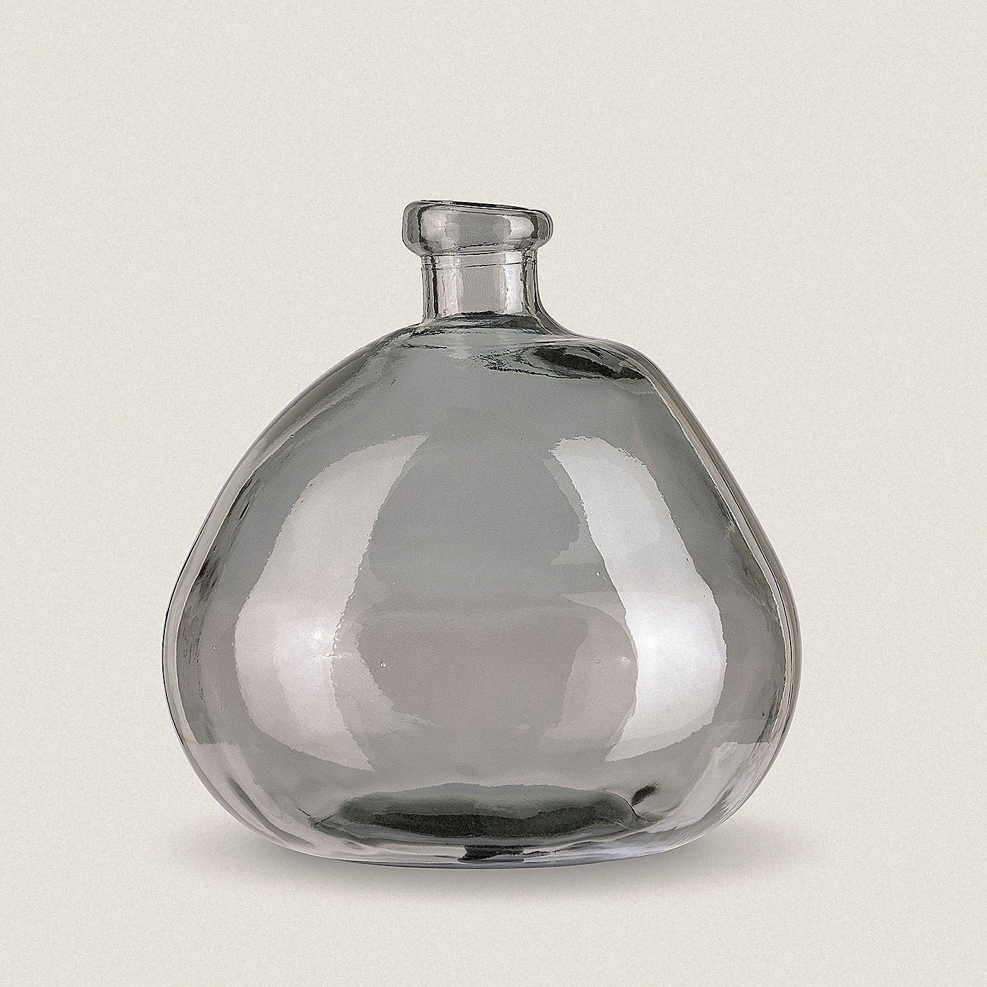 grau way Vase the up "Raquel", % 100 Altglas, Tischvase