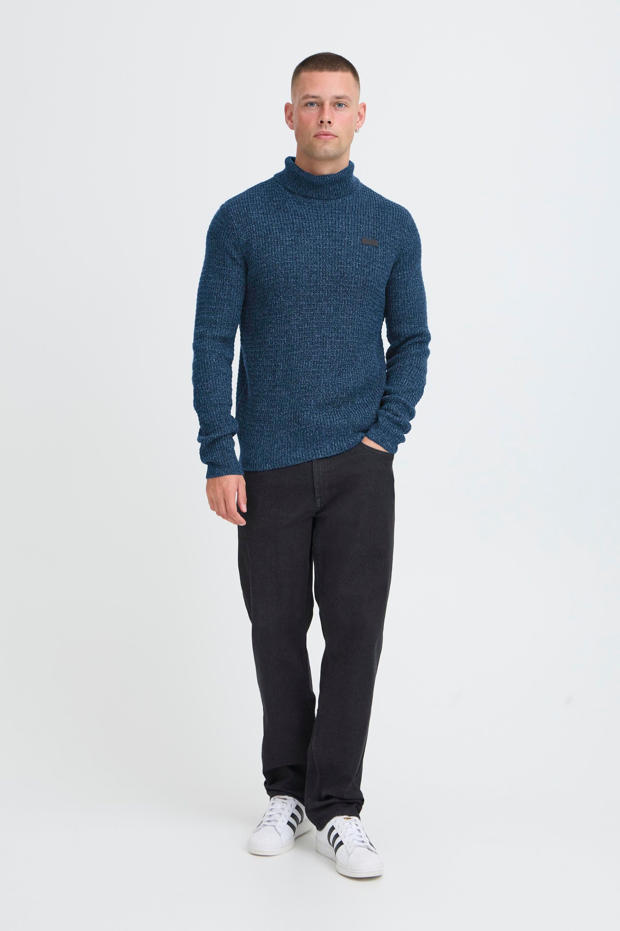 Blend Rollkragenpullover BHPatta Stilvoller Basic Strickpullover mit Rollkragen