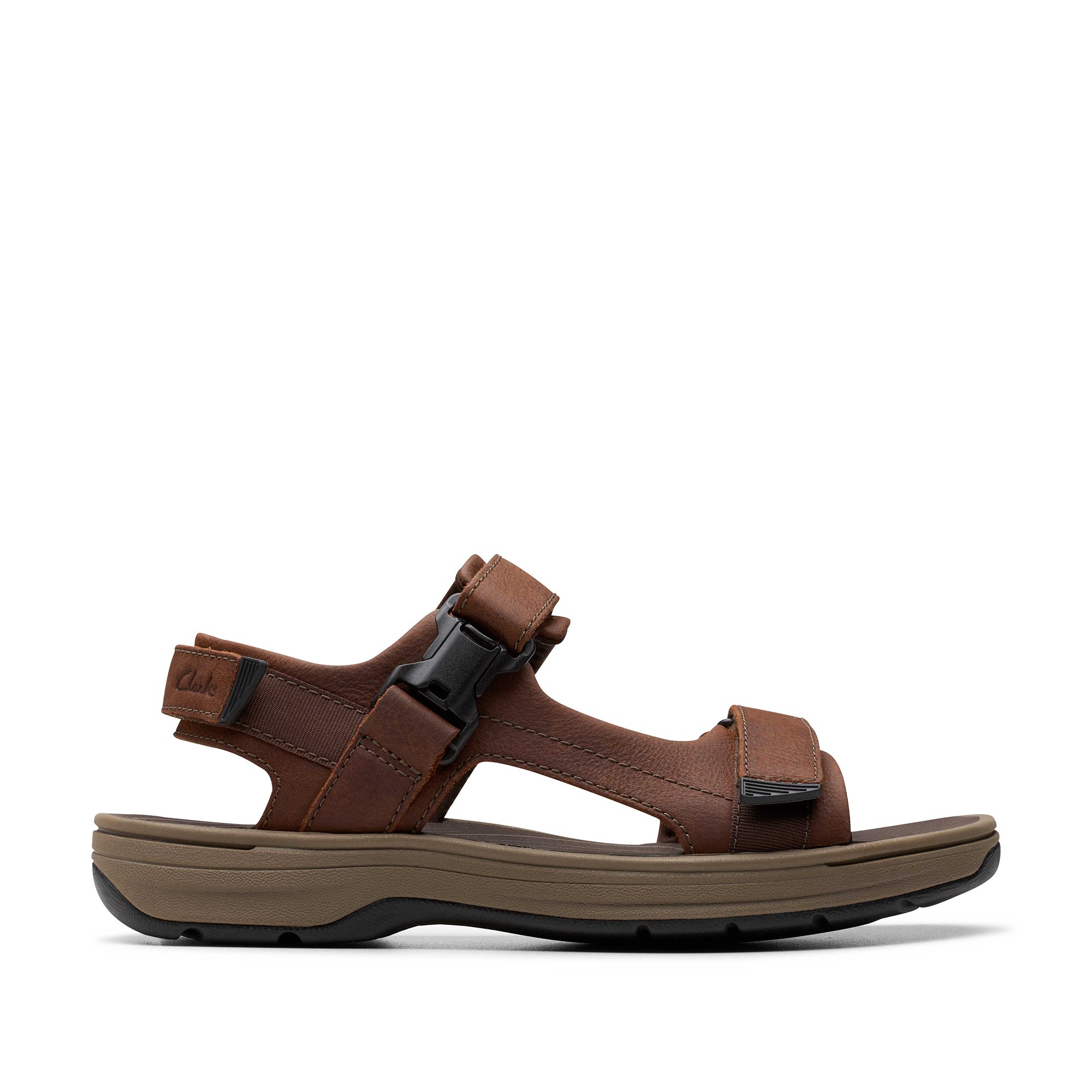 Clarks Clarks Saltway Edge 26184777 7, Sandaletten, Braun, Herren Sandalette