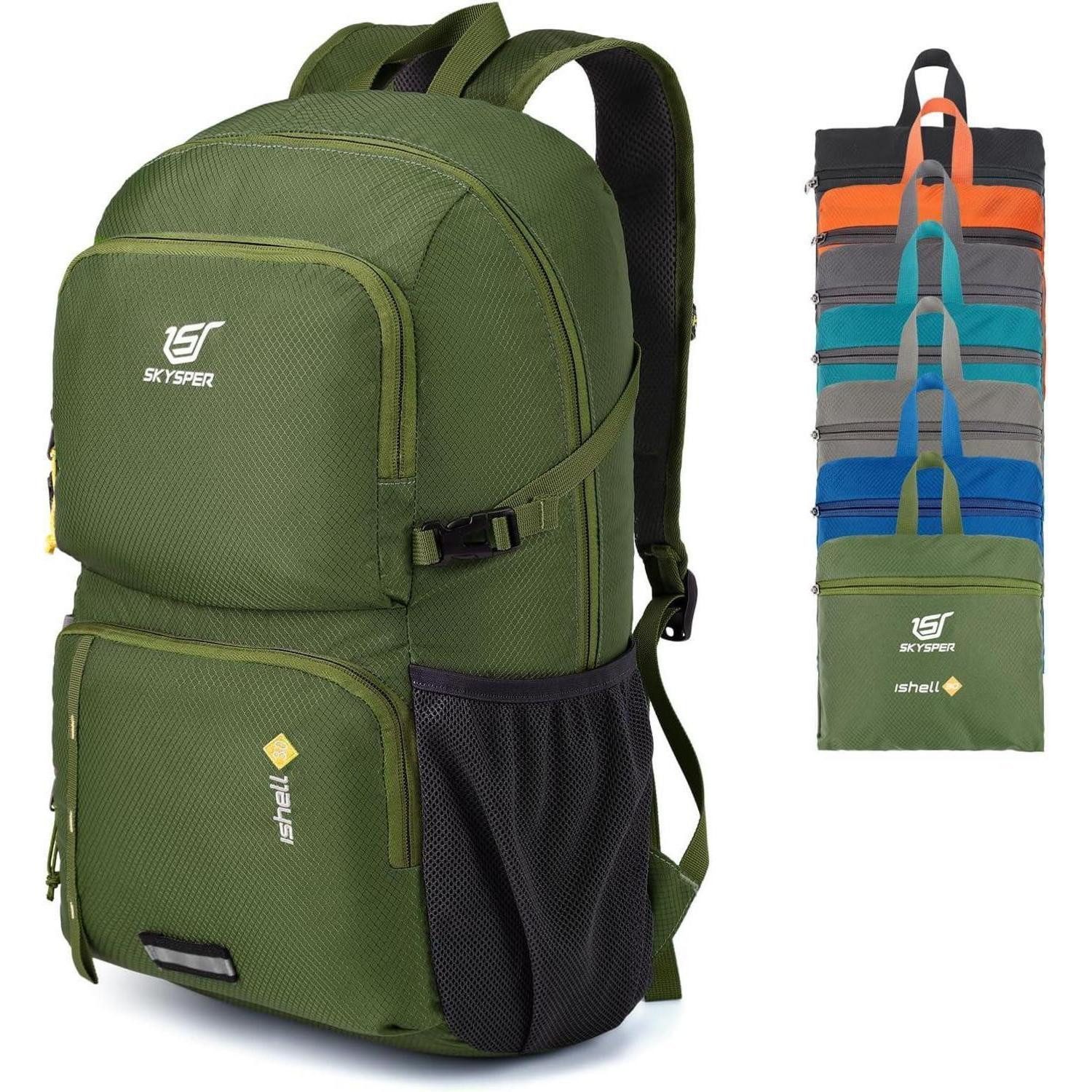 Daypack Rucksack Daypack Nassfach Wandern Reisen Radtouren Ishell30-armygreen