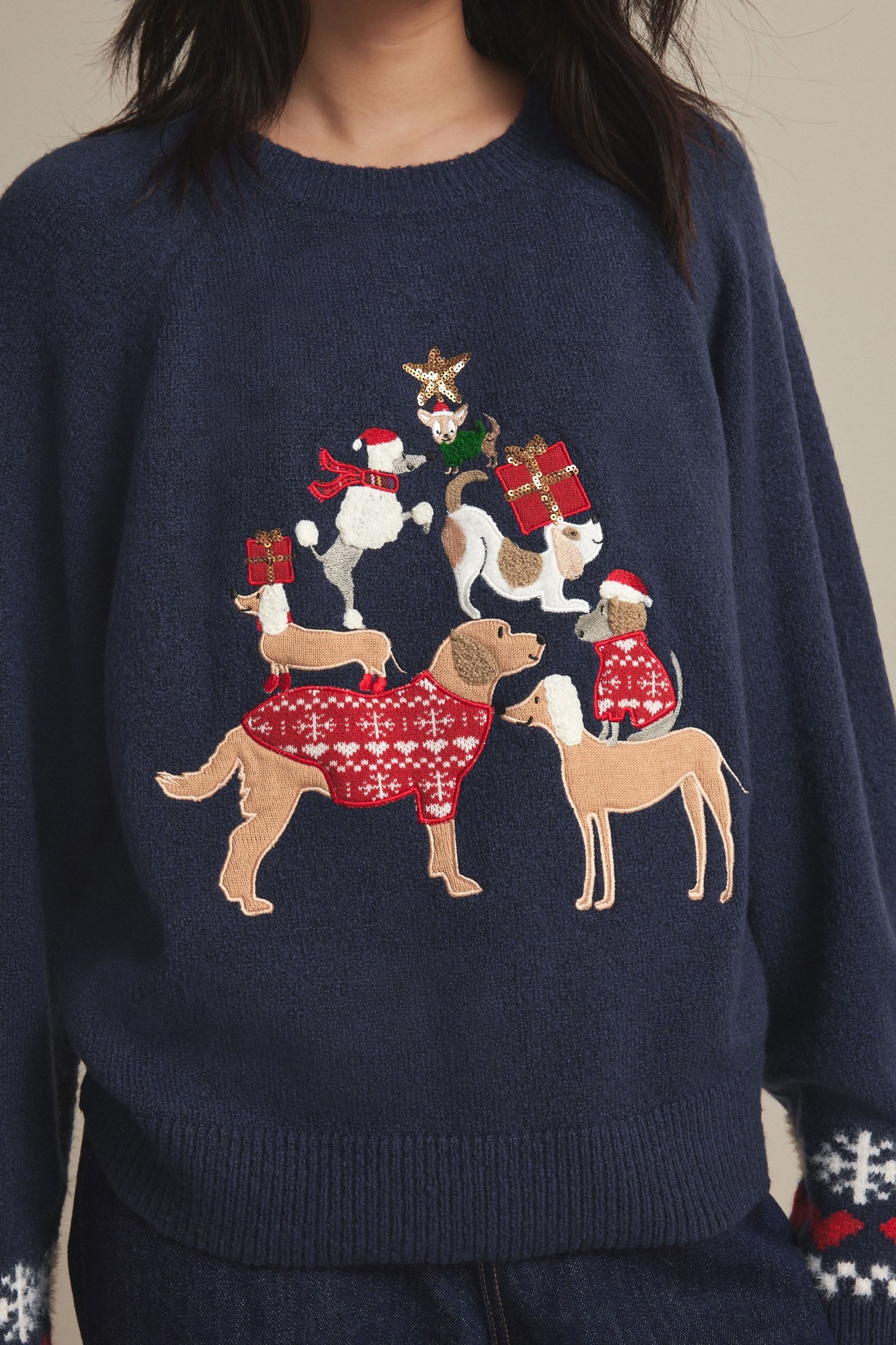 Next Strickpullover Weihnachtspullover (1-tlg)