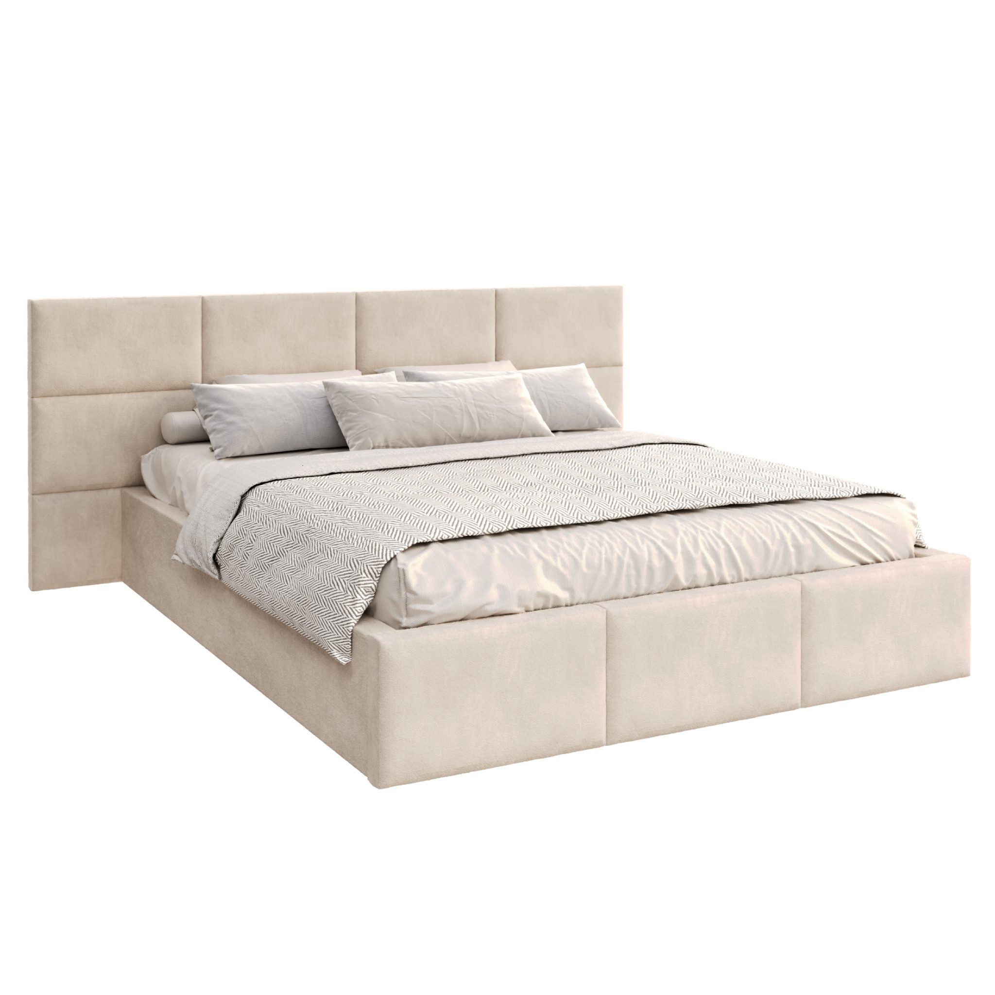 FDM Polsterbett DORIS Bettgestell 90x200, 120x200, 140x200, 160x200, 180x20 günstig online kaufen