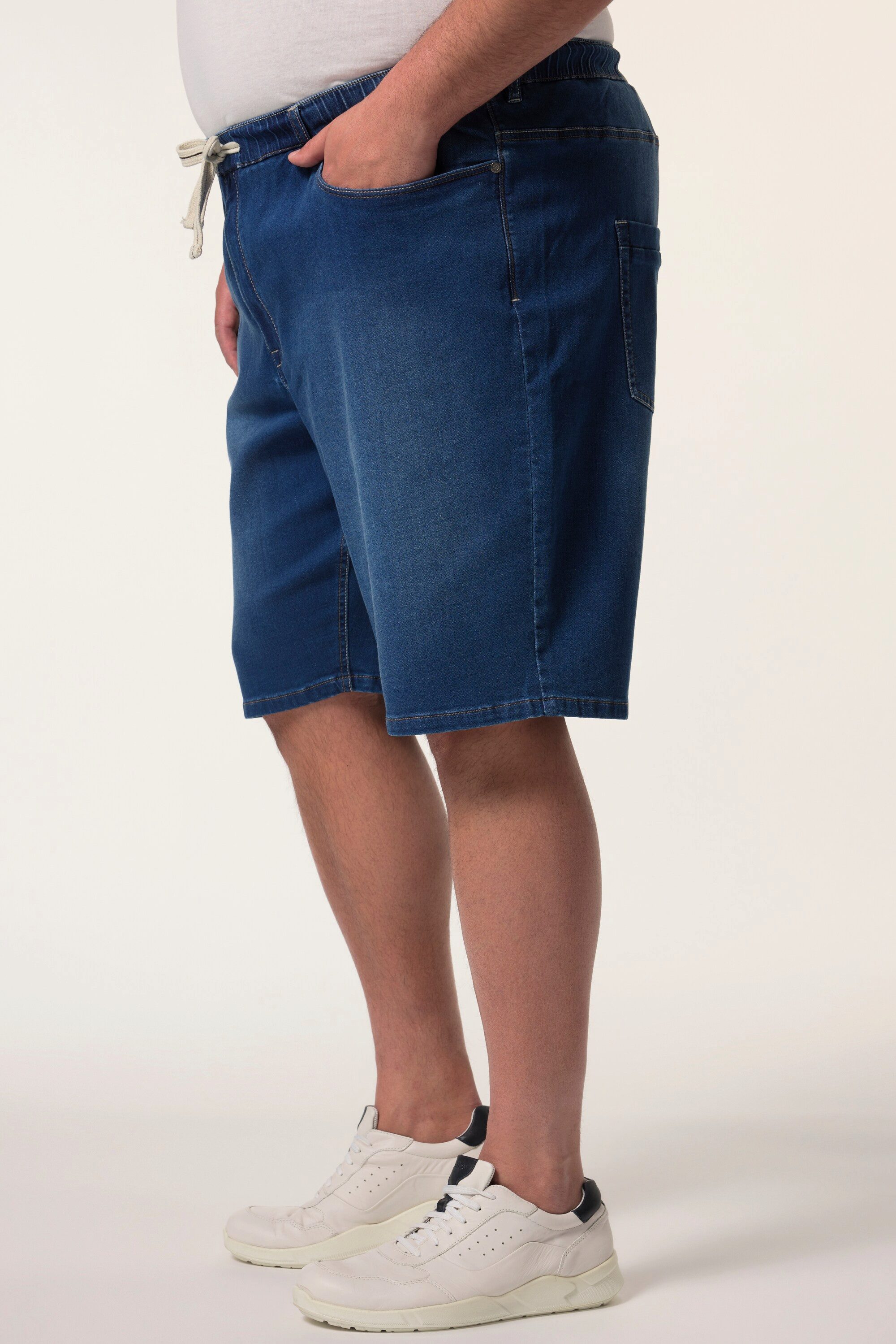 Men Plus Bermudas Superstretch-Jeansbermuda