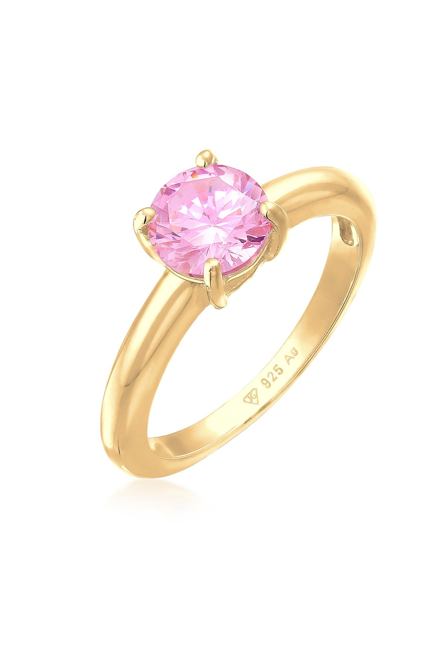 Elli Fingerring Solitär Klassisch Zirkonia Verlobung günstig online kaufen