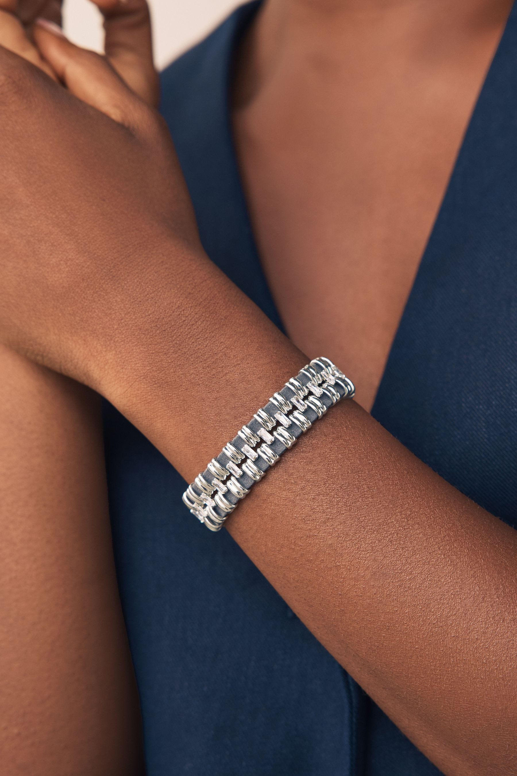 Next Armband Armband mit Glitzerdetail (1-tlg)