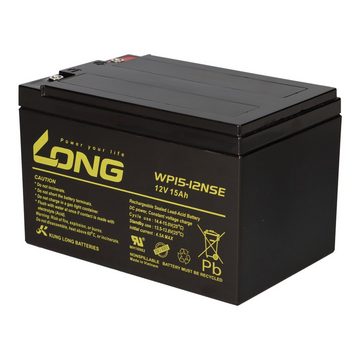 Kung Long Kung Long Akku 12V 15Ah WP15-12NSE Batterie AGM zyklenfest Elektromobil-Akku