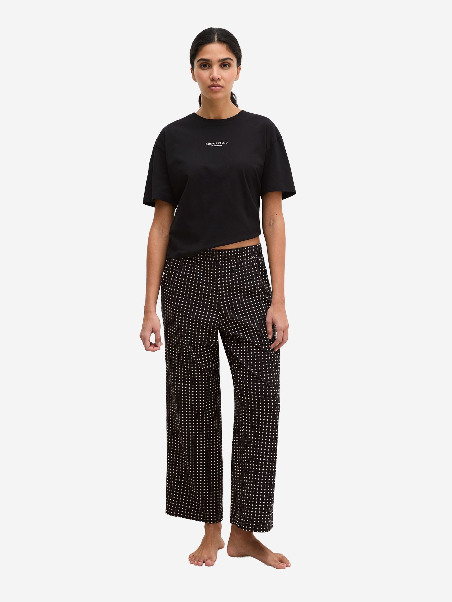 Marc O'Polo Pyjama Mix N Match (2 tlg) Schlafanzug, Pyjama Set, Nachtwäsche