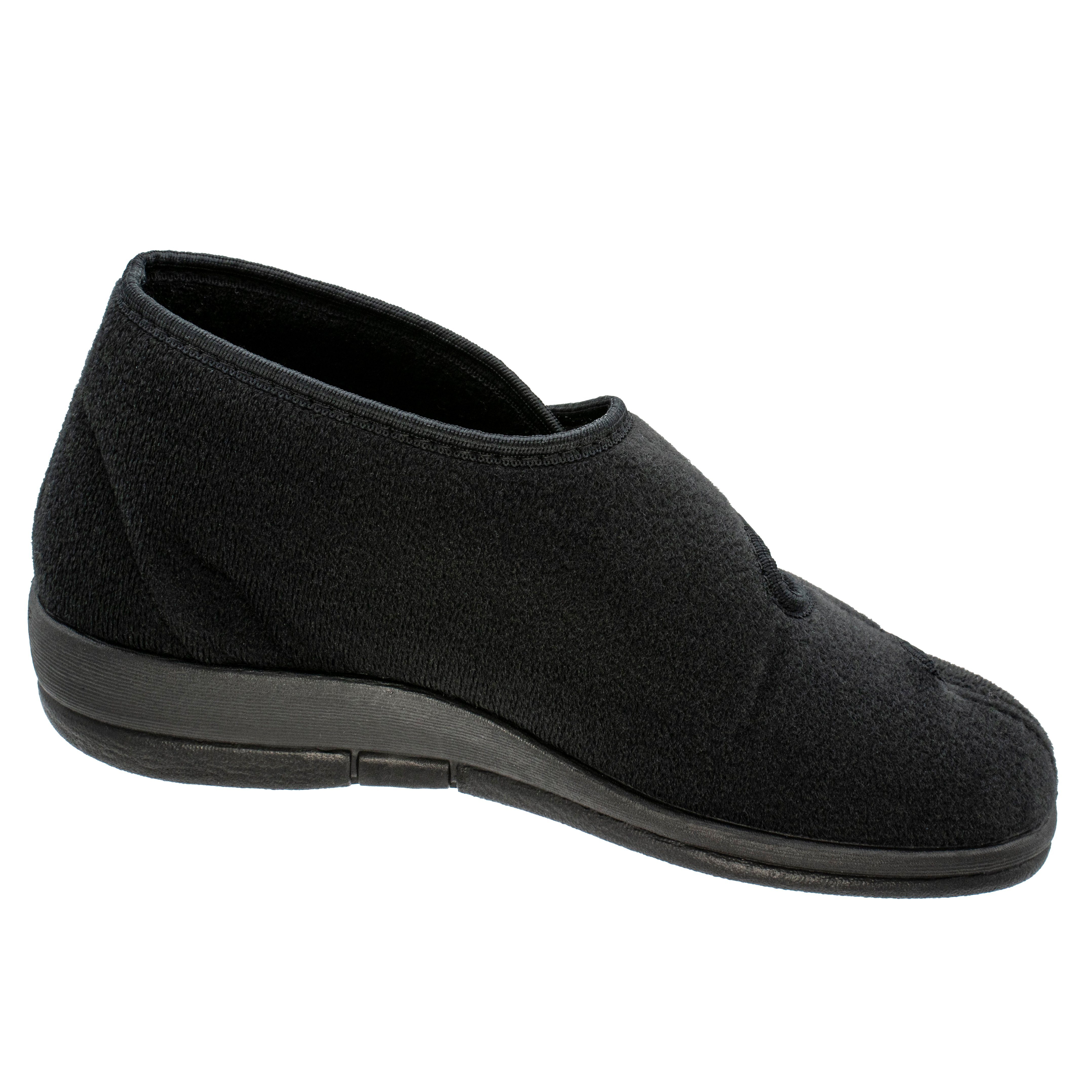 Fischer-Markenschuh Dora Hausschuh Klettvelour, Weite H, Klettverschlüsse