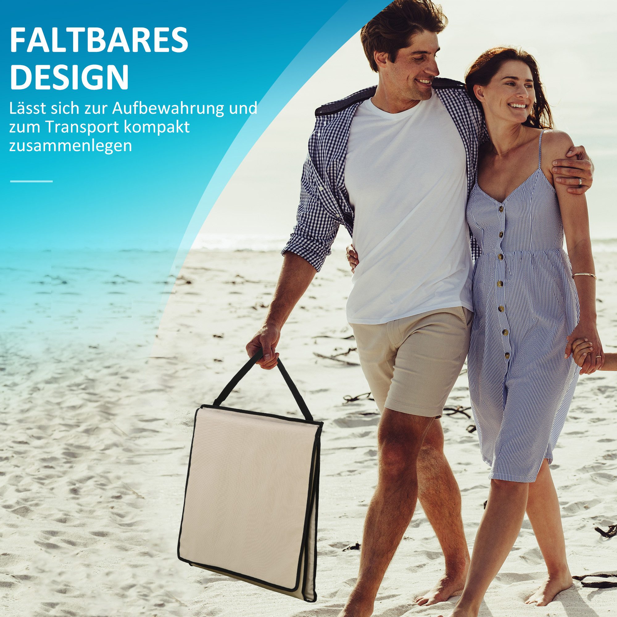 MC Star Gartenliege 2er-Set Faltbare Strandmatte günstig online kaufen