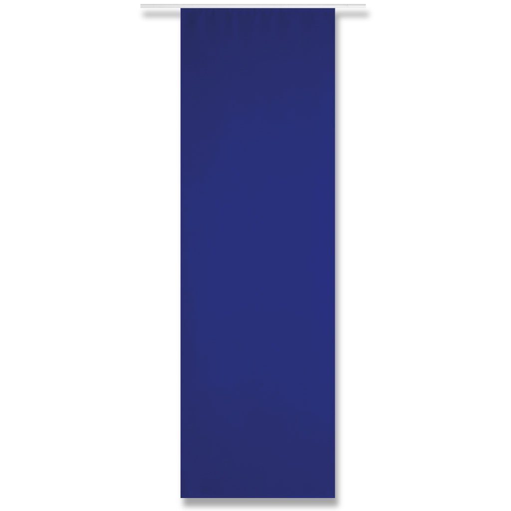 245cm Arsvita, x Blau Blickdichte Microfaser, Vorhang, Klettband, Schiebegardine Befestigungszubehör mit inkl. Klettband, blickdicht, (BxL), 60cm