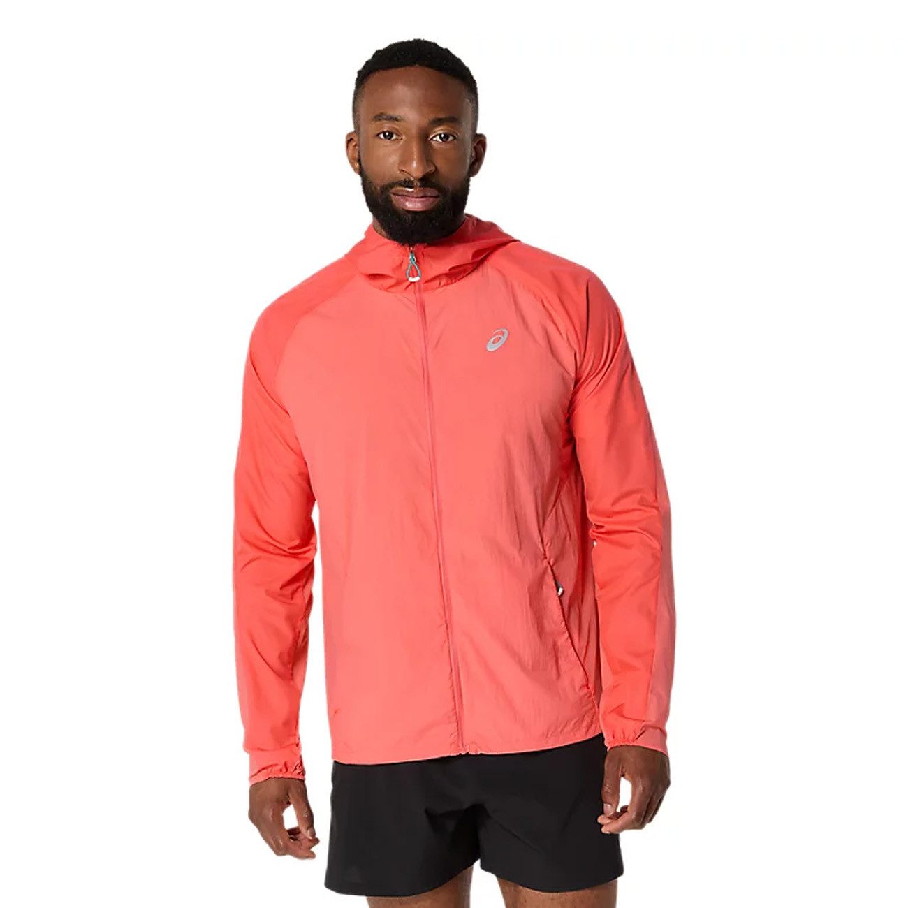 Asics Laufjacke Asics Road Packable Jacket Coral Reef günstig online kaufen