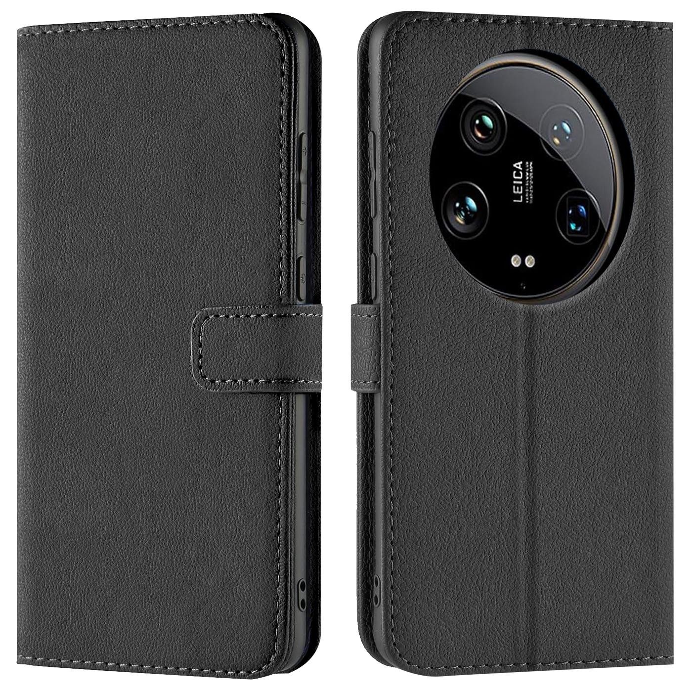 CoolGadget Handyhülle Book Case Handy Tasche für Xiaomi 14 Ultra 6,73 Zoll, Hülle Klapphülle Flip Cover für Xiaomi 14 Ultra Schutzhülle stoßfest