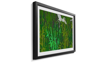 WandbilderXXL Bild mit Rahmen Bambus, Kinder Motive, Wandbild, in 4 Größen erhältlich