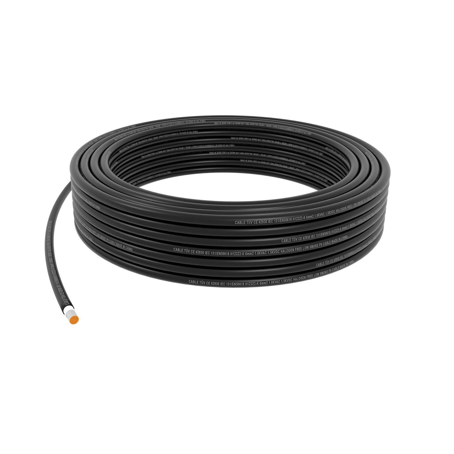 avoltik Solarkabel 6mm² Solarleitung PV Kabel Verbindungskabel 5m - 100m Solarkabel, (500 cm), RoHS-Konform ; Schutzklasse: IP67