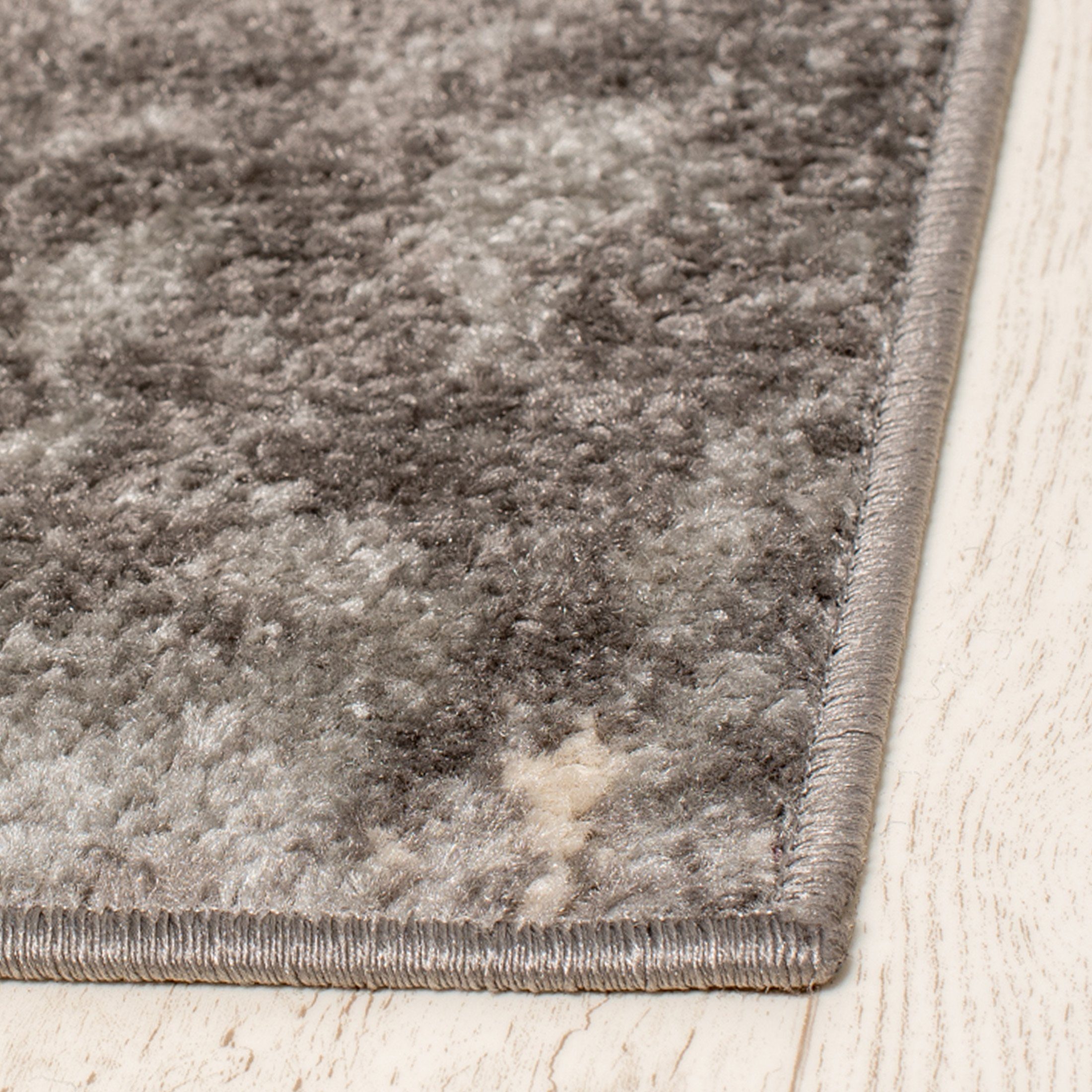 Muster Grau - Modern Mazovia, Abstrakt 170 Teppich farbe Kurzflor 7 120 Fußbodenheizung, x Höhe Geeignet mm, für Designteppich Kurzflor, cm,