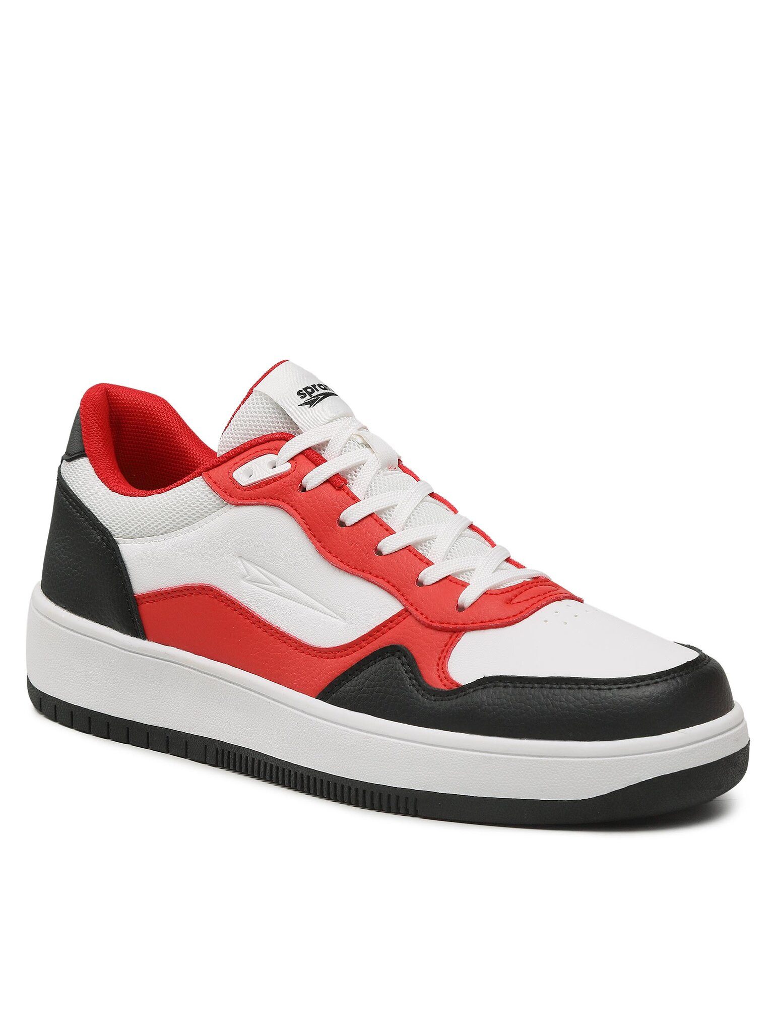 Sprandi Sneakers Herren MP07-11737-05 Weiß, Rot Sneaker