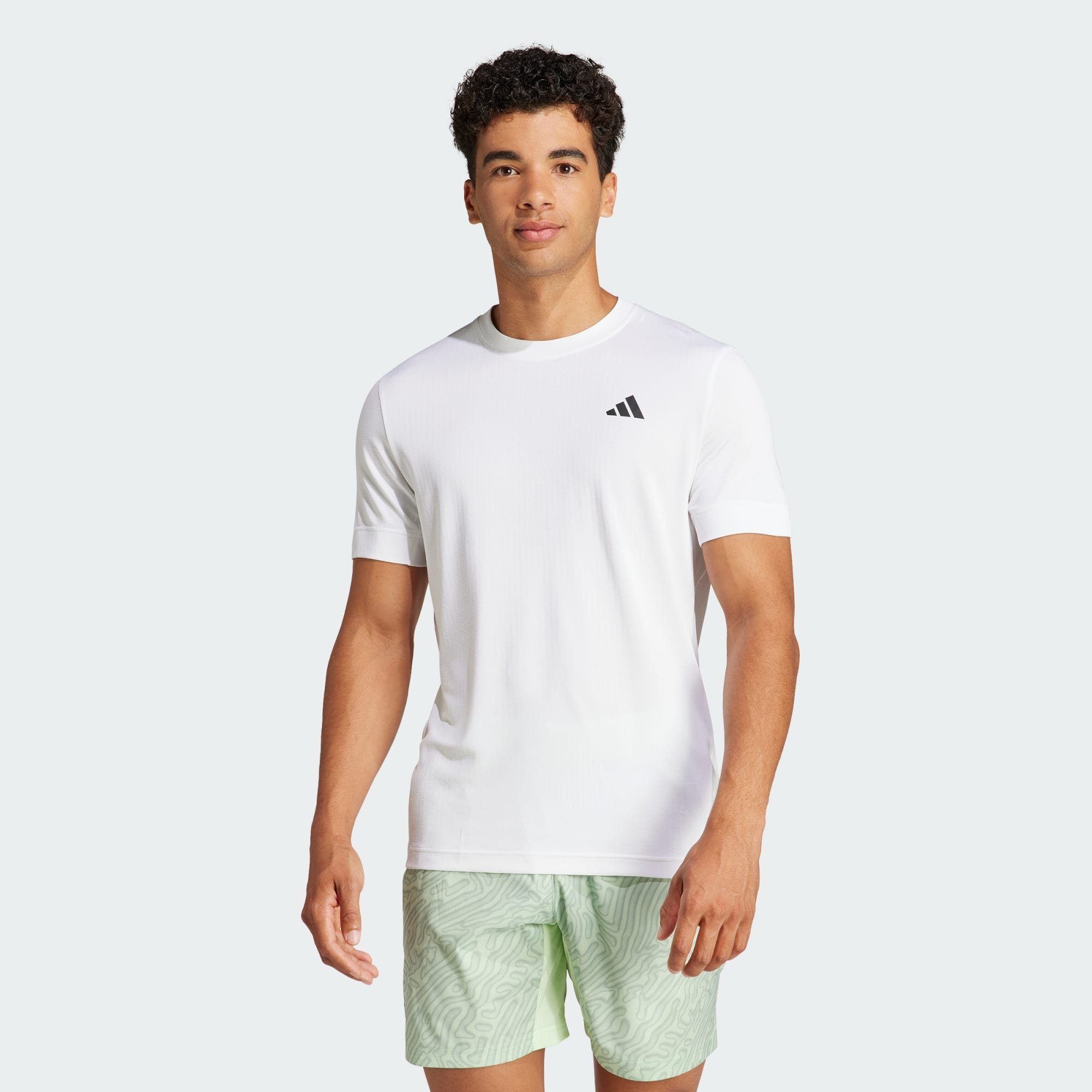 adidas Performance Funktionsshirt TENNIS FREELIFT T-SHIRT White | Funktionsshirts