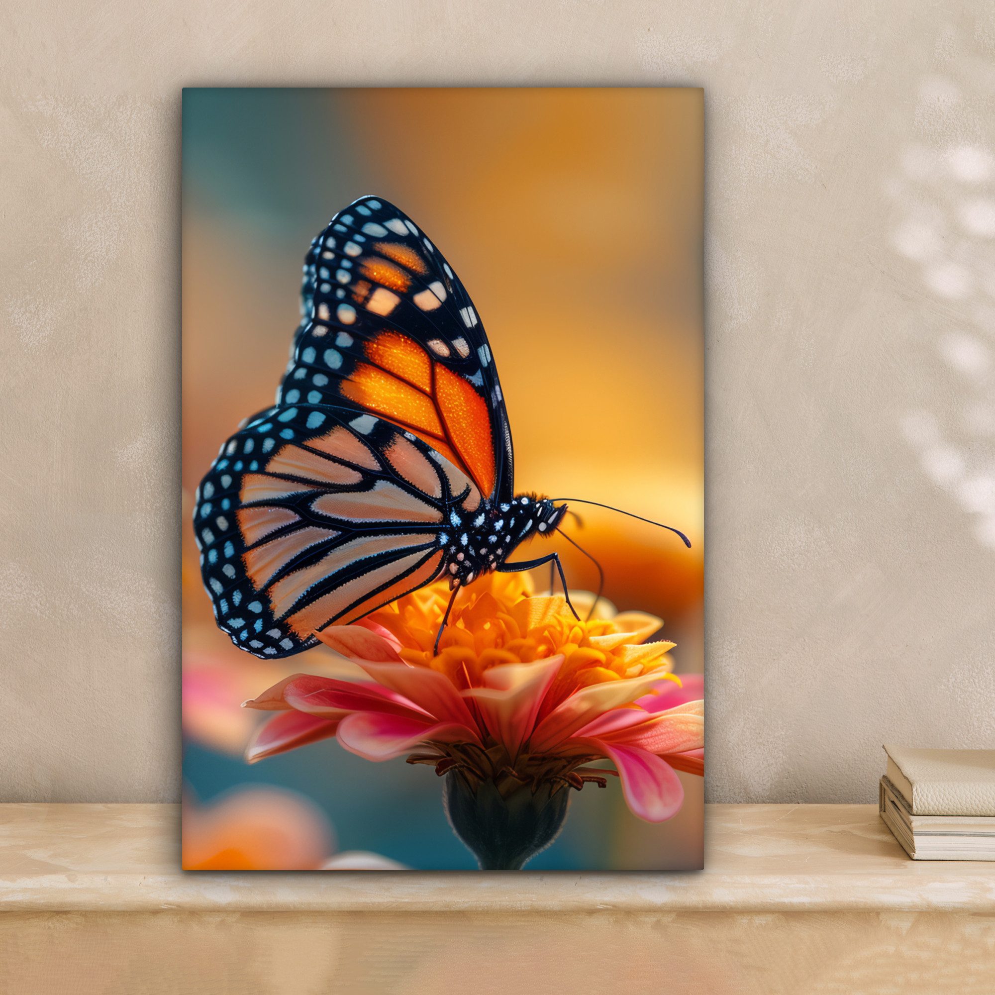 OneMillionCanvasses® Leinwandbild Schmetterling - Tiere - Farbenfroh - Natu günstig online kaufen