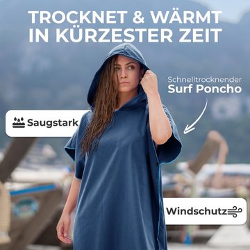 NirvanaShape Handtücher Handtuch-Poncho, Umziehhilfe & Handtuch zugleich Surf-Poncho, Quick-dry Funktion, Ideal auf Reisen zum Surfen, Strand