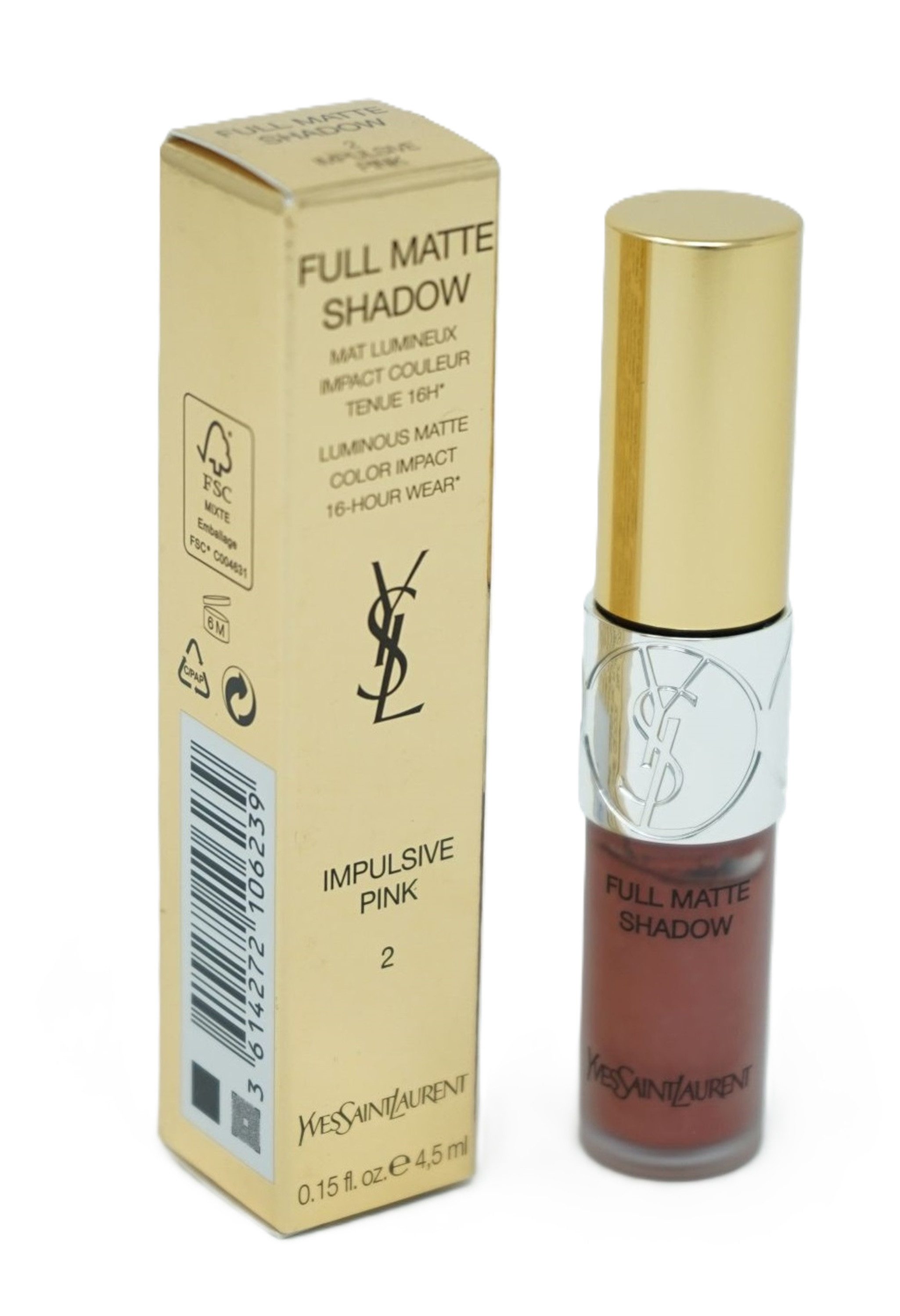 YVES SAINT LAURENT Eau de Toilette Yves saint Laurent Full Metal Shadow Lipgloss 2 Impulsive Pink