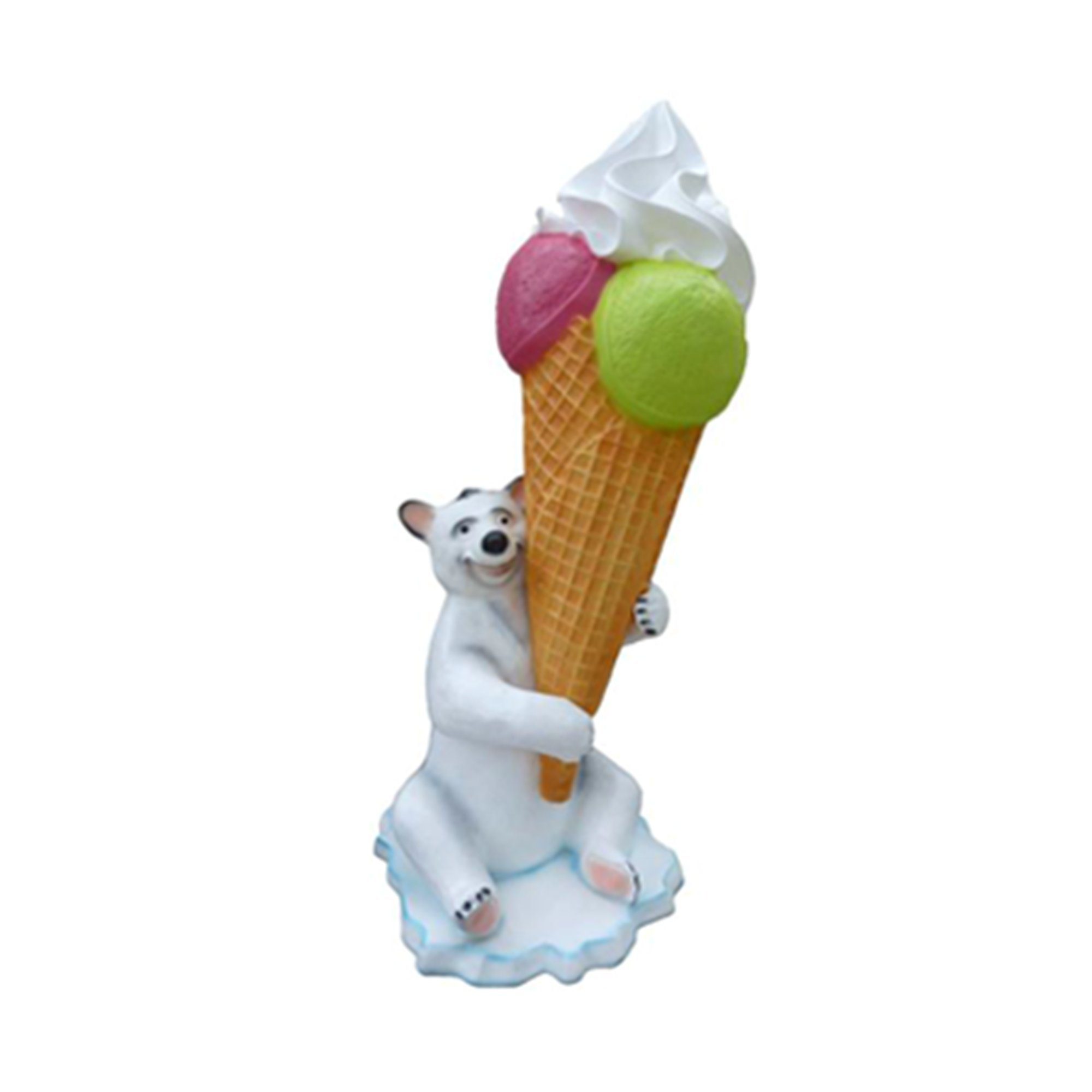 JVmoebel Gartenfigur, Ice Cream Figure Aufsteller Eisdiele Restaurant Gastronomie Statuen