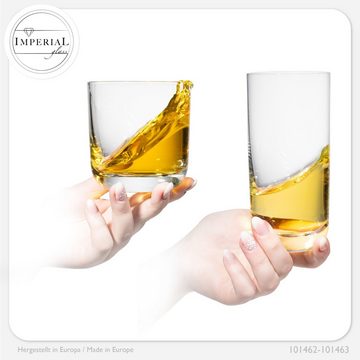 IMPERIAL glass Glas Trinkgläser 330ml & 420ml, Glas, Wassergläser Saftgläser Getränkeglas Trinkglas Gläserset