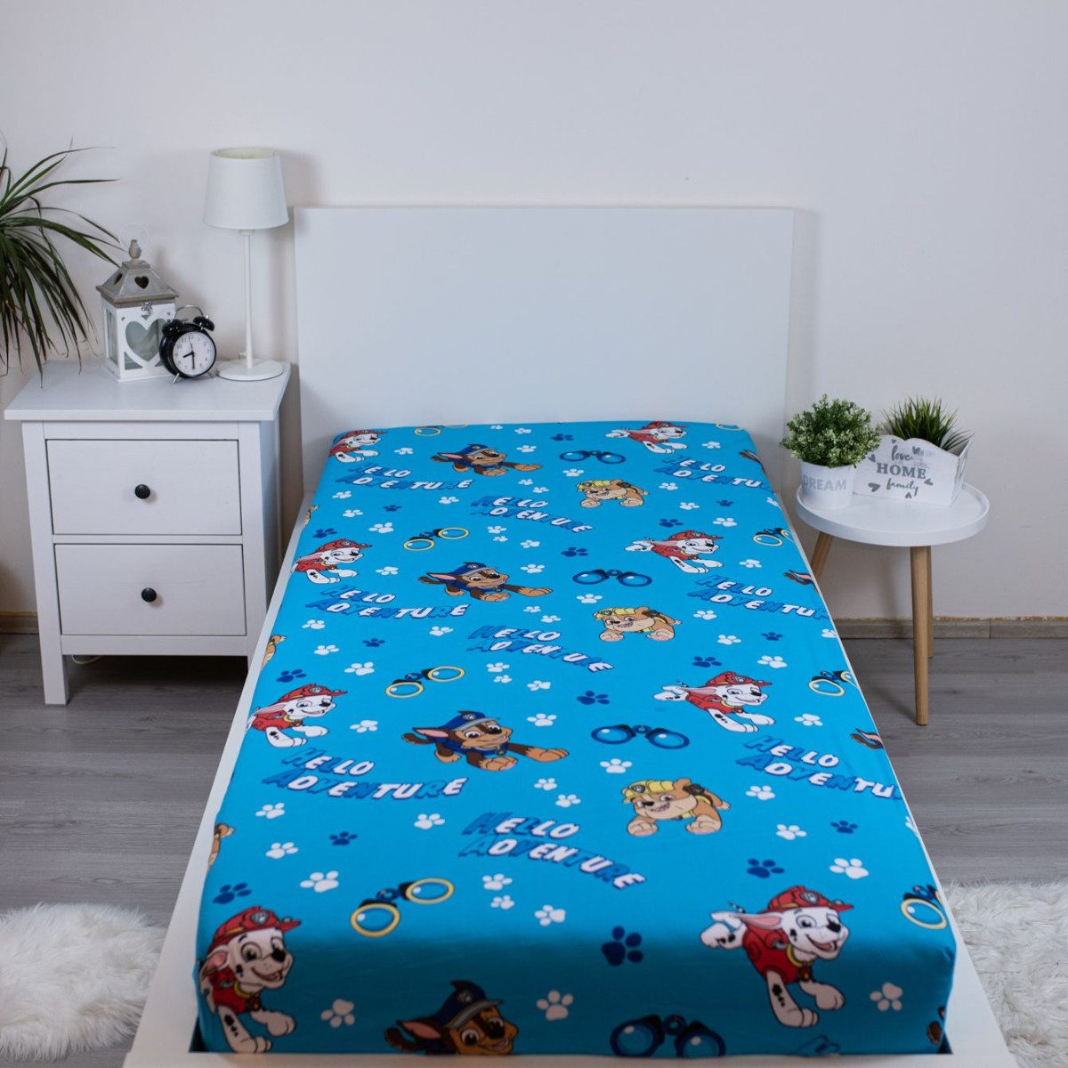 Jerry Fabrics Spannbettlaken Paw Patrol 100 % Baumwolle für Matratzen 90×20 günstig online kaufen