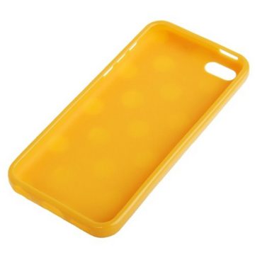 König Design Handyhülle Apple iPhone 5c, Apple iPhone 5c Handyhülle Backcover Orange