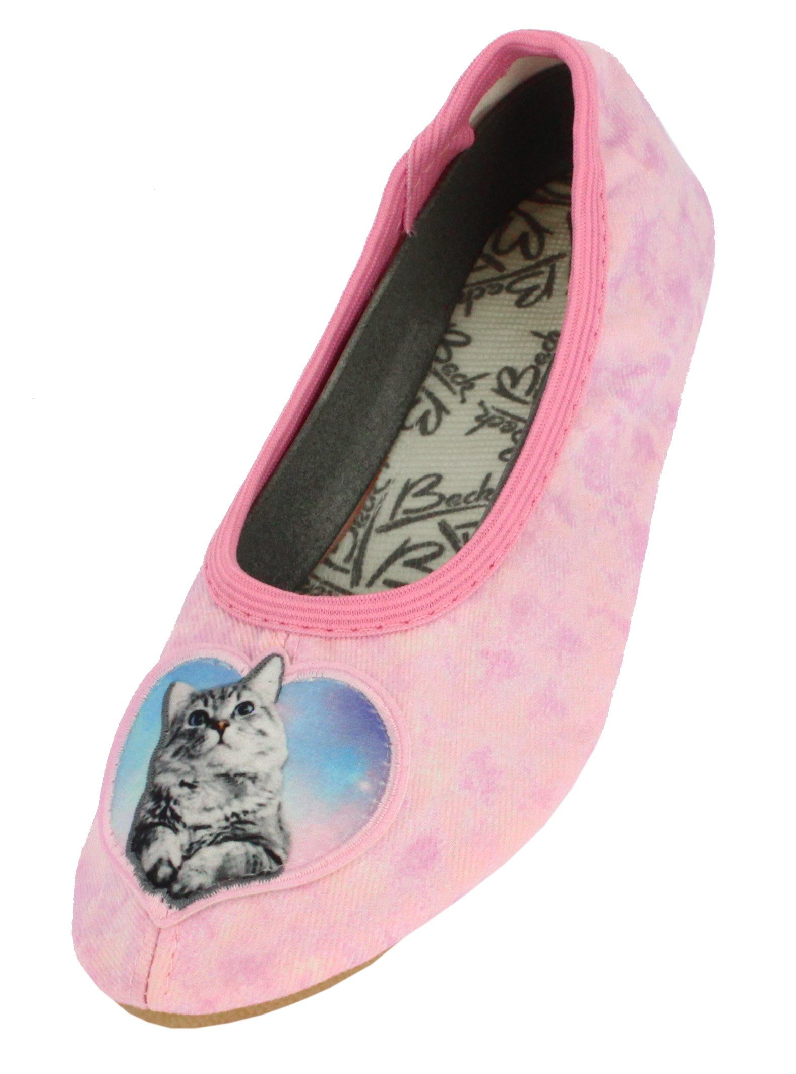 Beck Schläppchen Miez Gymnastikschuh (für Sport, Kita, Schule und Zuhause) mit rutschfester Laufsohle