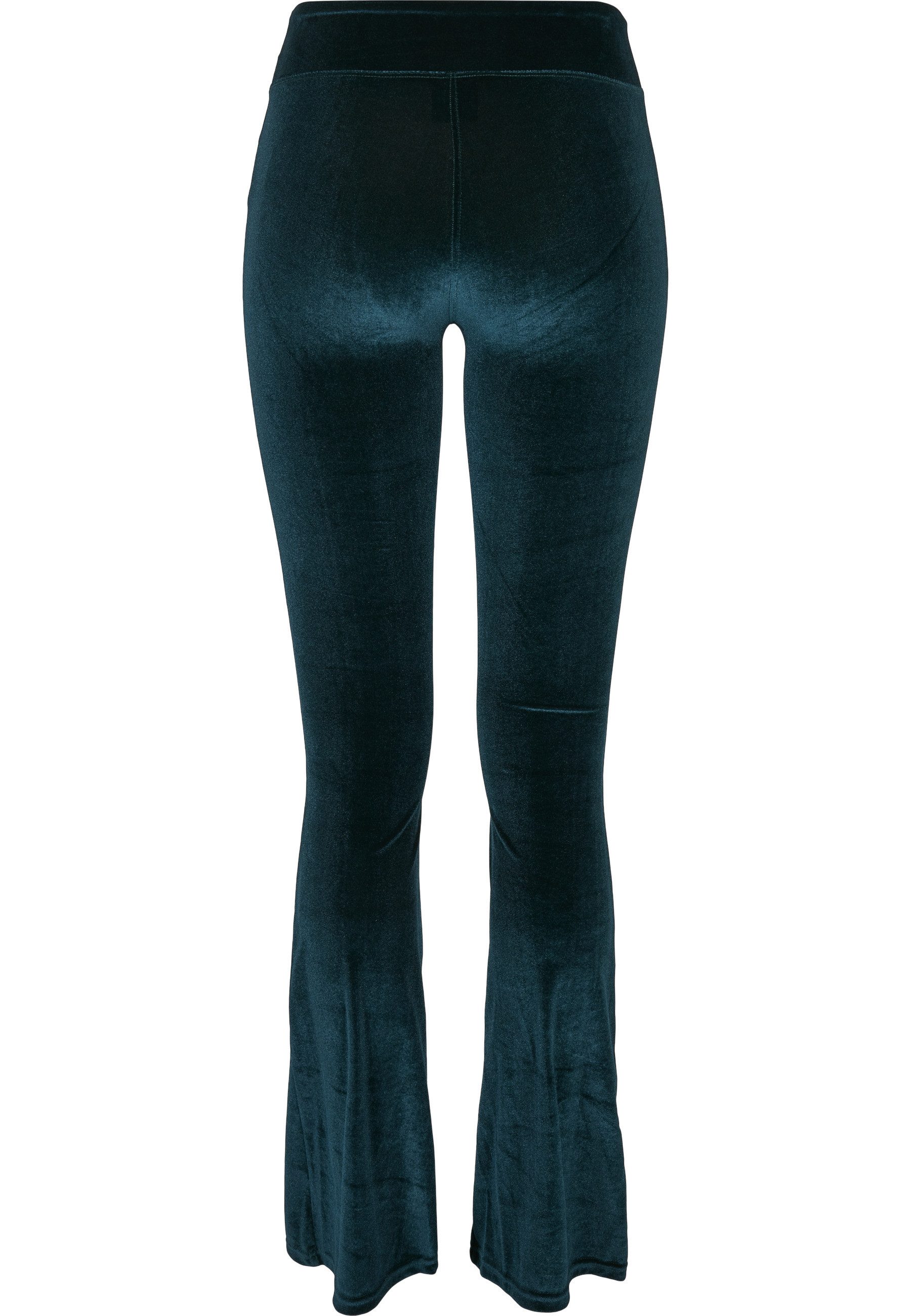 URBAN CLASSICS Leggings Urban Classics Damen Ladies High Waist Velvet Boot Cut Leggings (1-tlg)
