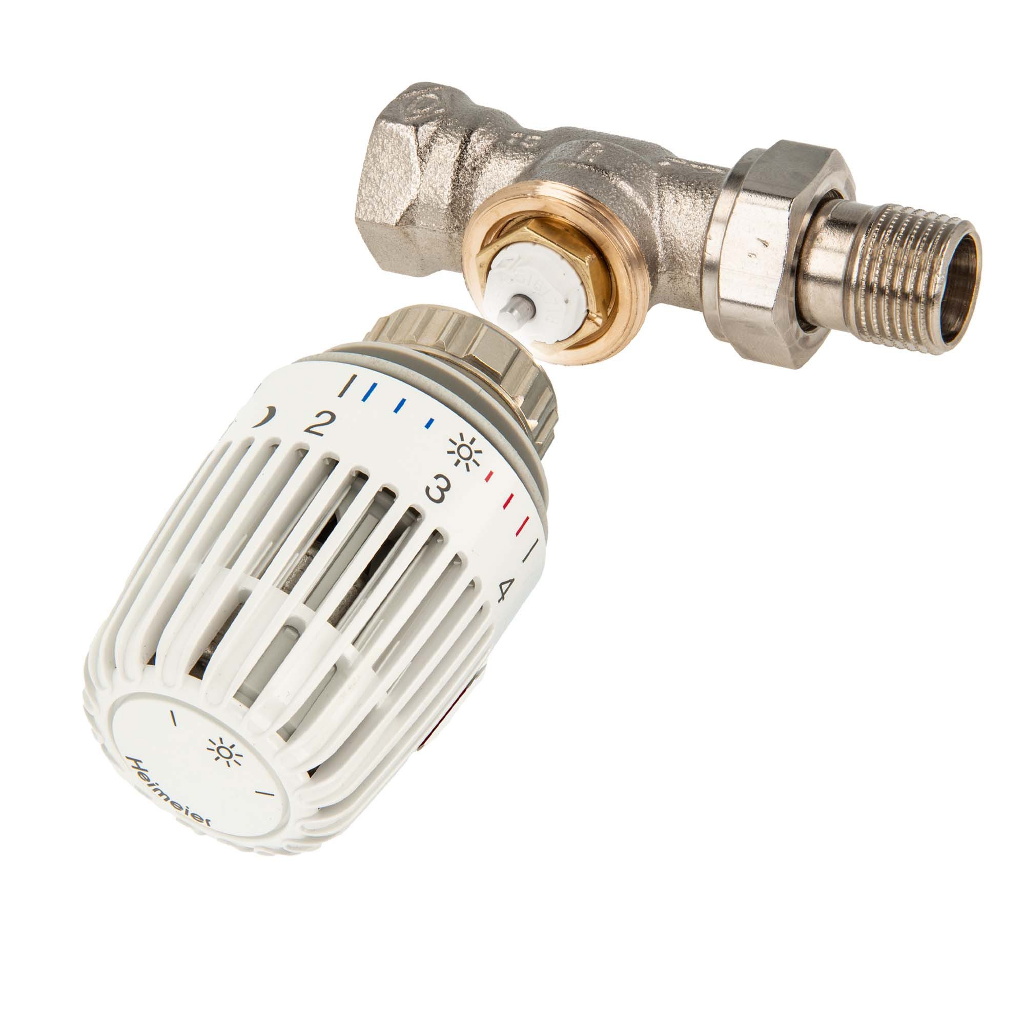 tecuro Heizkörperthermostat Kombi-Set Thermostatkopf K und günstig online kaufen