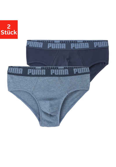 PUMA Slip (Packung, 2er-Pack) Logo Webbund