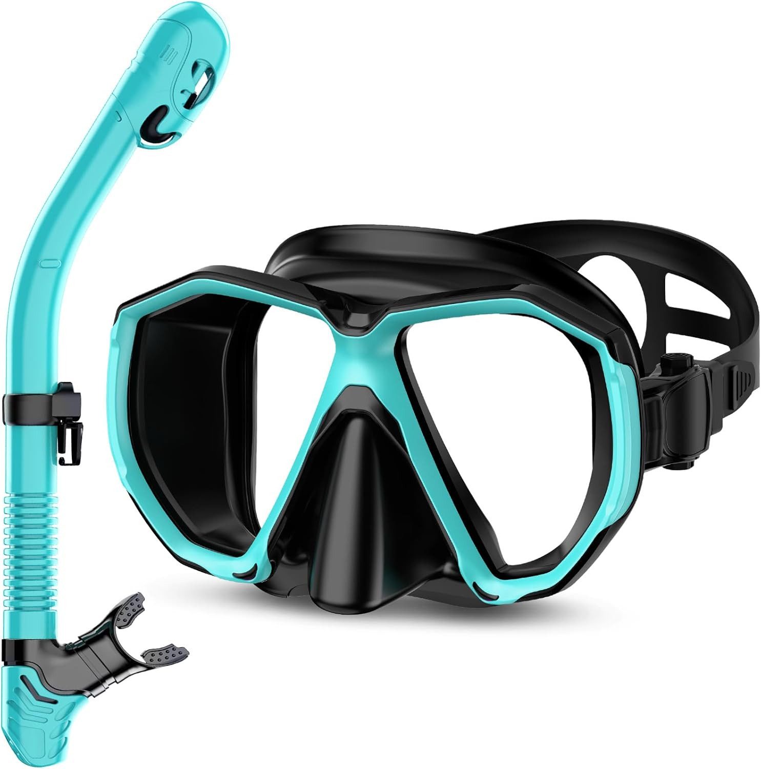 Daskoo Schnorchel Anti-Fog Schnorchelset Schnorcheln Schnorchel Taucherbrille Erwachsene