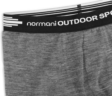 normani Retro Boxer 2er Pack Herren Merino Boxershorts Unterhose Sportunterhose Funktionsunterwäsche aus 100% Merinowolle