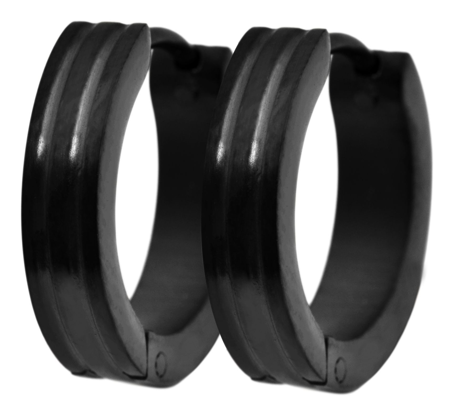 AKZENT Ohrring-Set Grooves Creolen Ohrringe Edelstahl günstig online kaufen